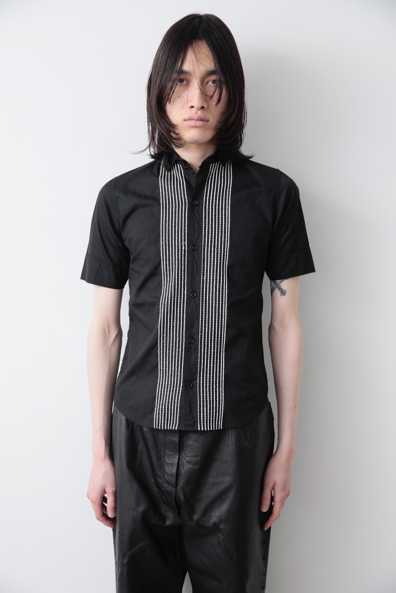 2006S/S DIOR HOMME STITCHED SHORT SLEEVE SHIRT