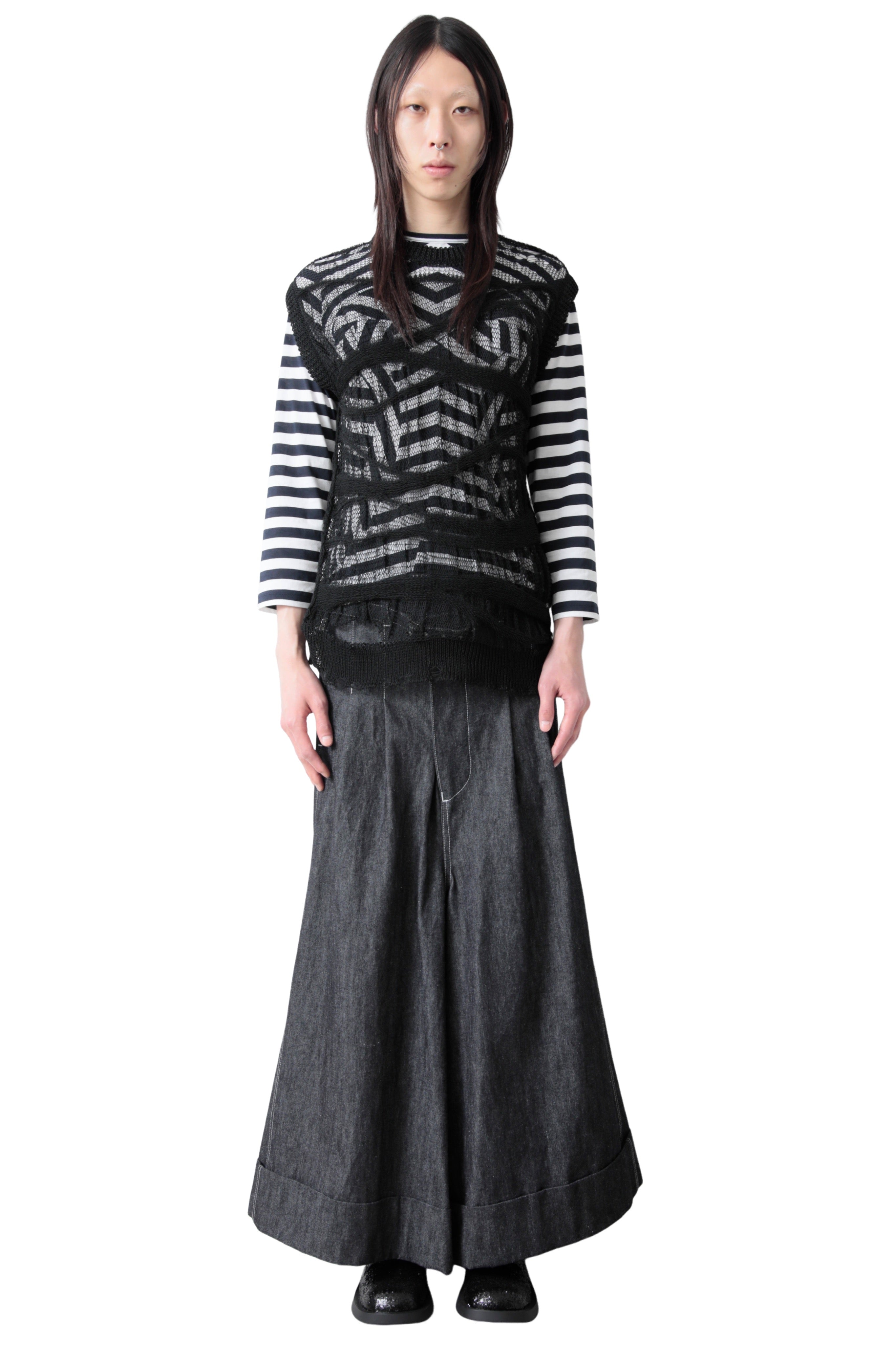 JUNYA WATANABE SLEEVELESS CRAZY MESH SWEATER – THE ELEPHANT