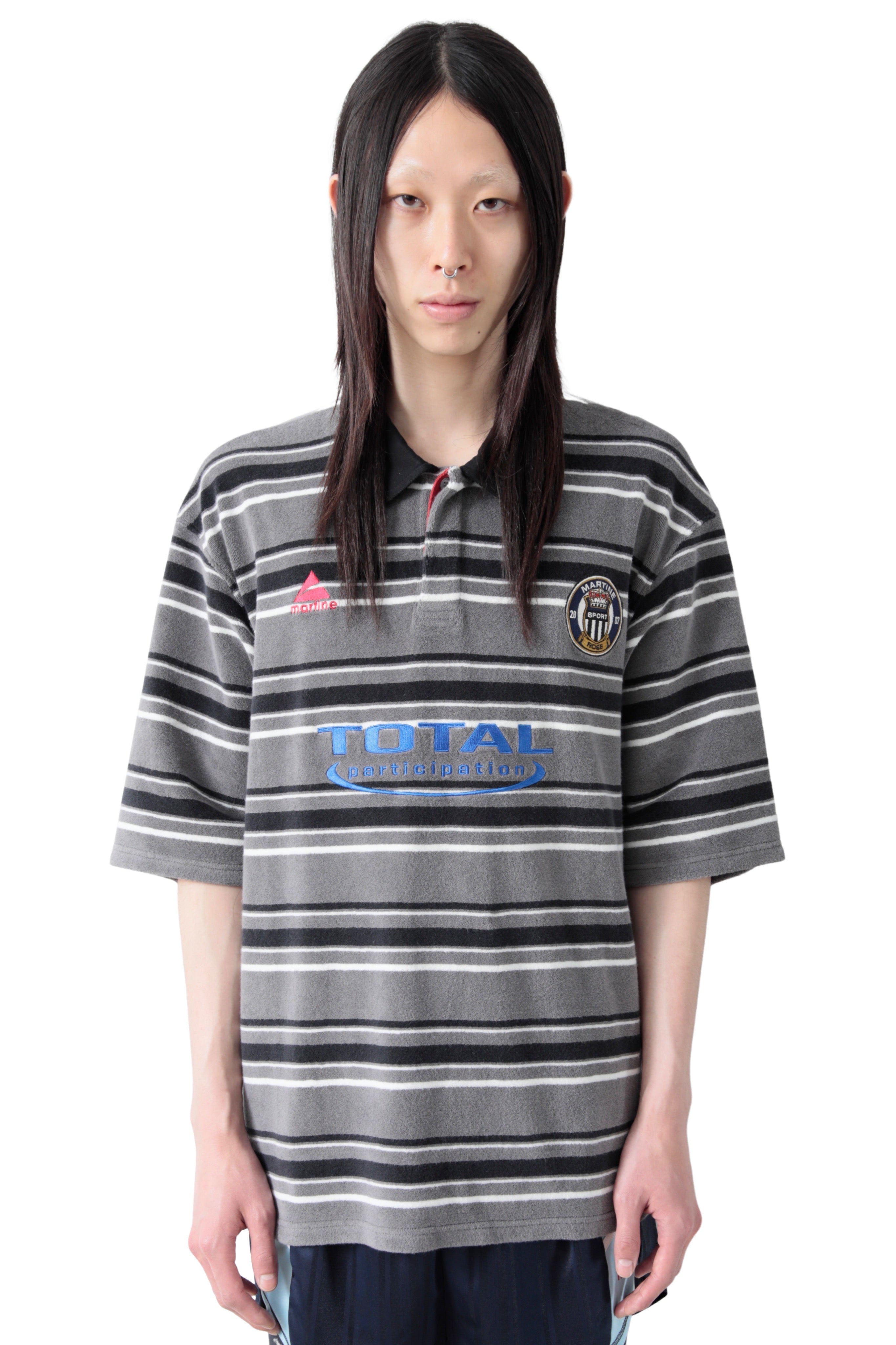MARTINE ROSE OVERSIZED S/S POLO – THE ELEPHANT