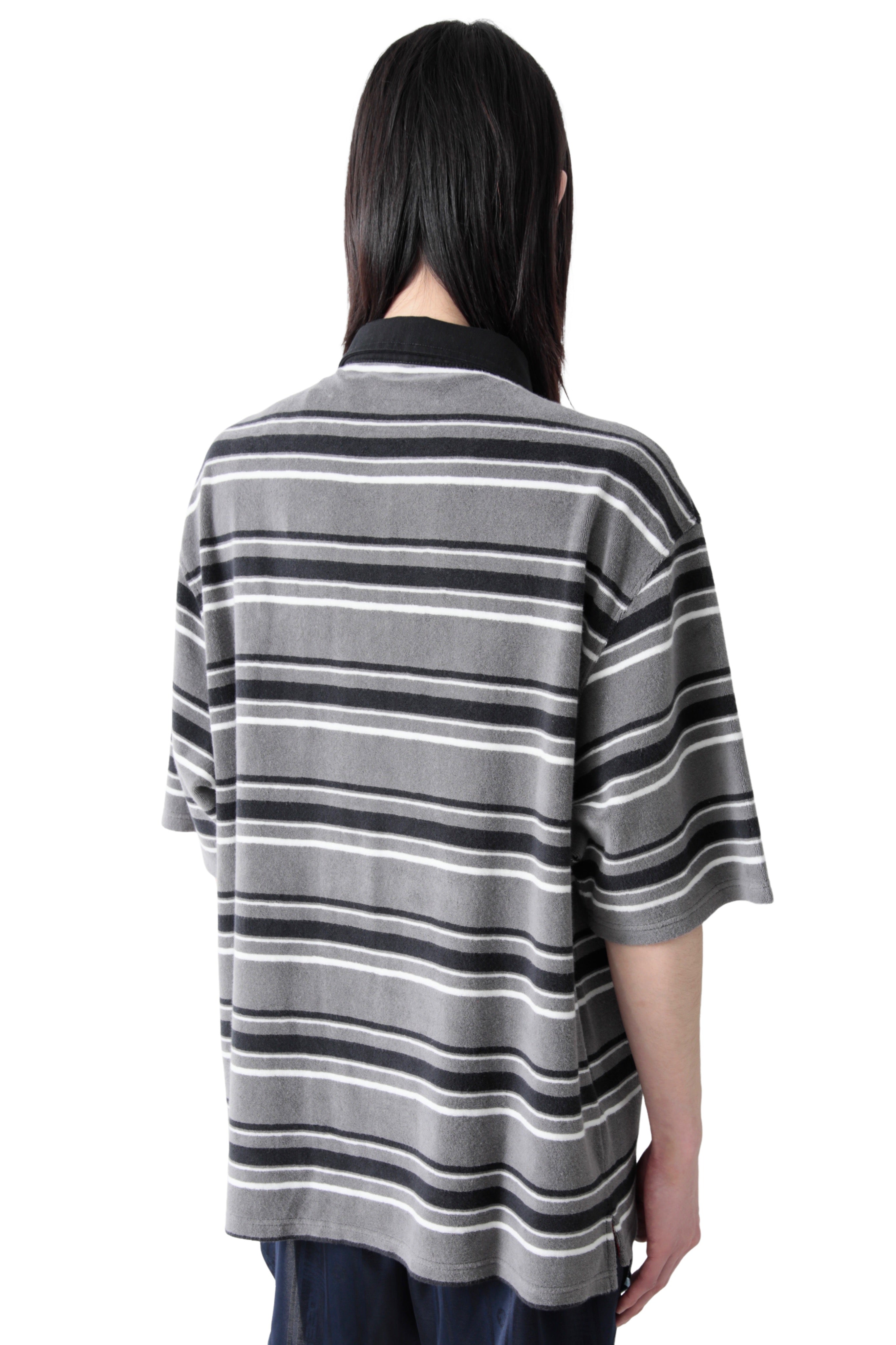 MARTINE ROSE OVERSIZED S/S POLO – THE ELEPHANT