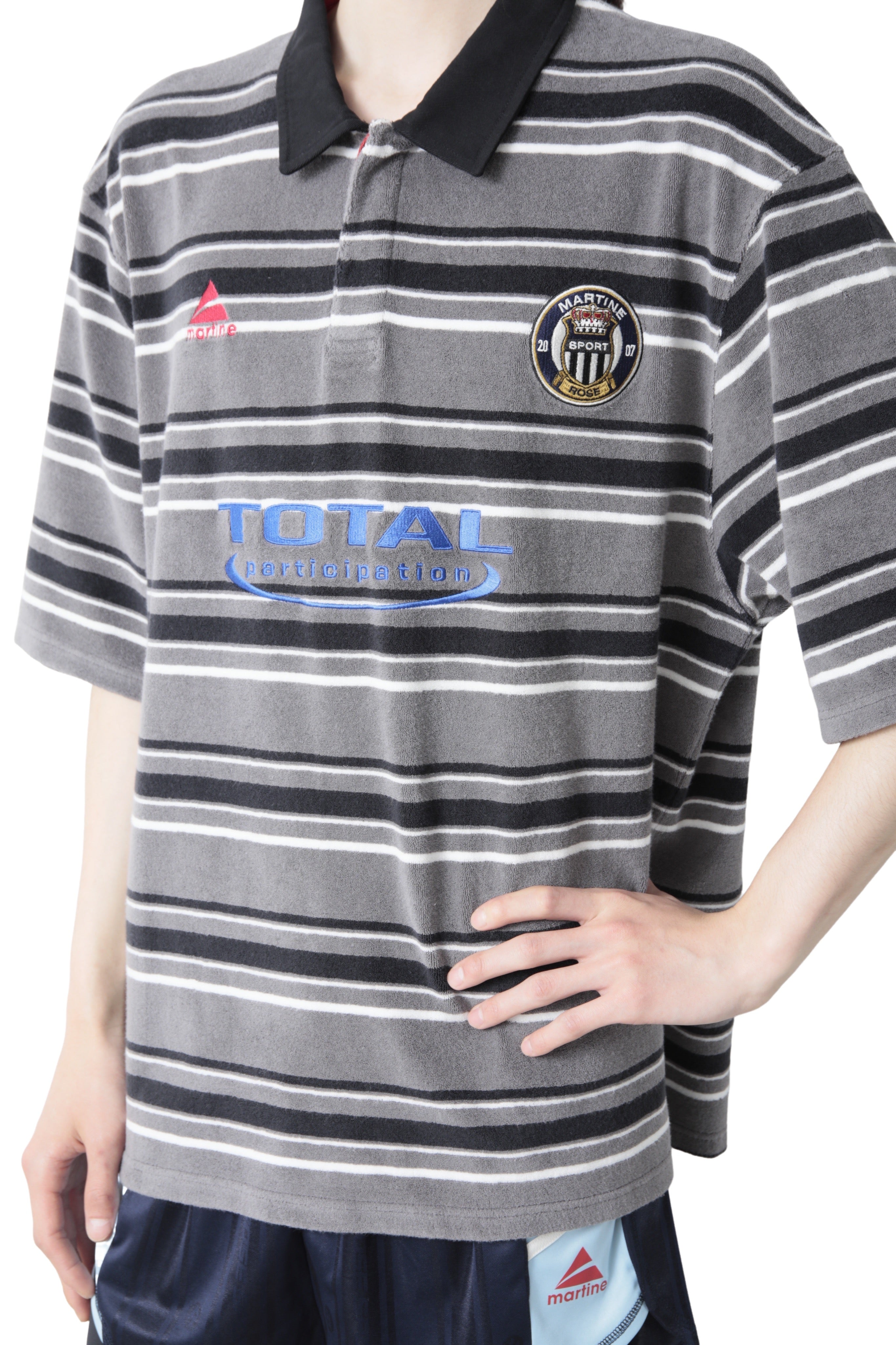 MARTINE ROSE OVERSIZED S/S POLO – THE ELEPHANT