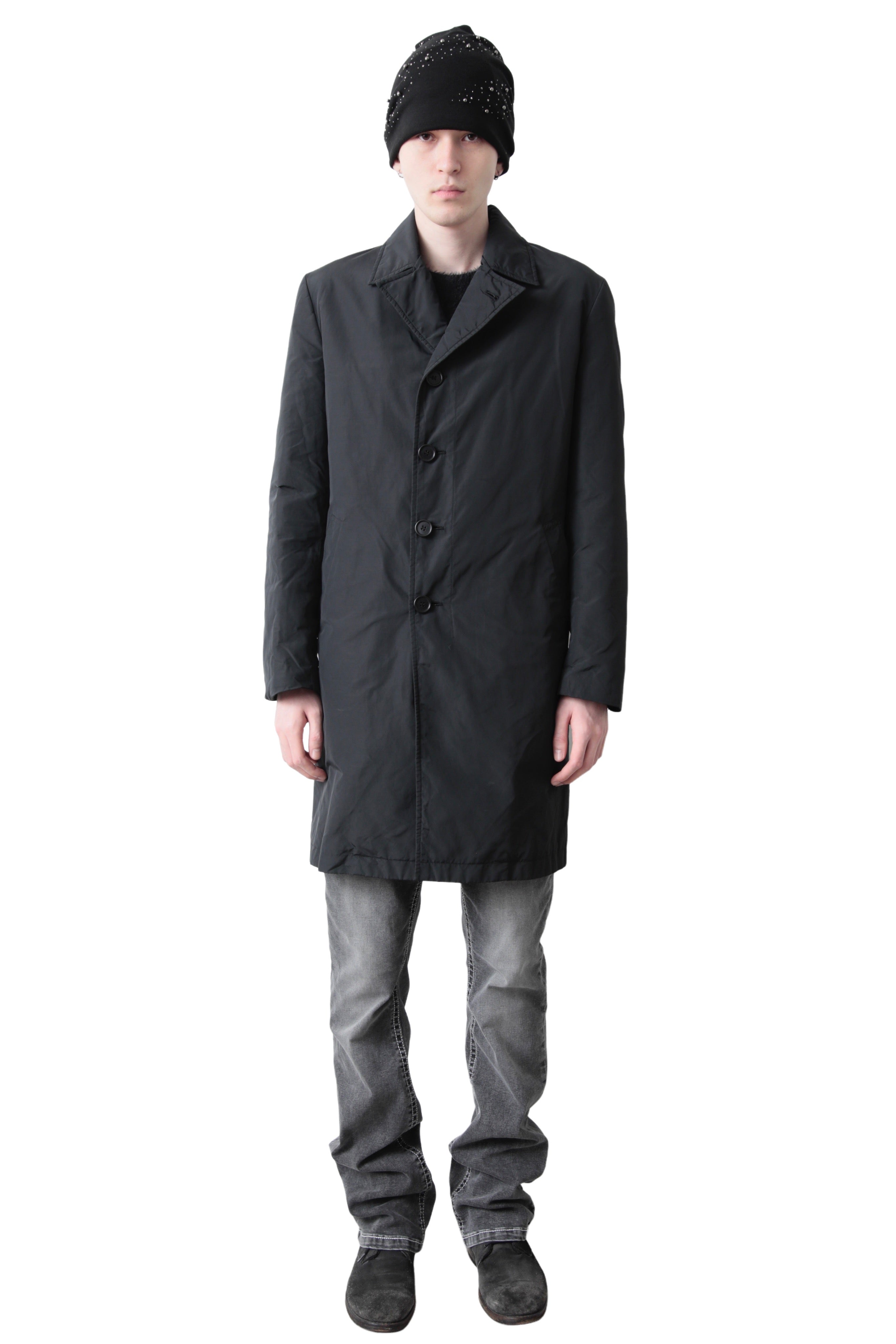 1990s HELMUT LANG BUTTON UP NYLON COAT