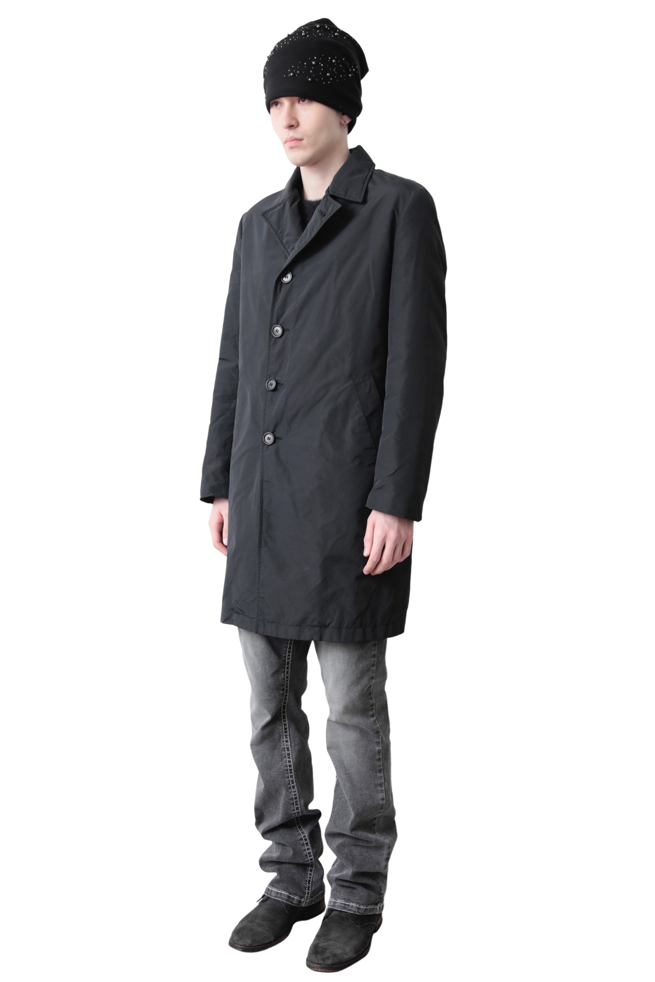 1990s HELMUT LANG BUTTON UP NYLON COAT