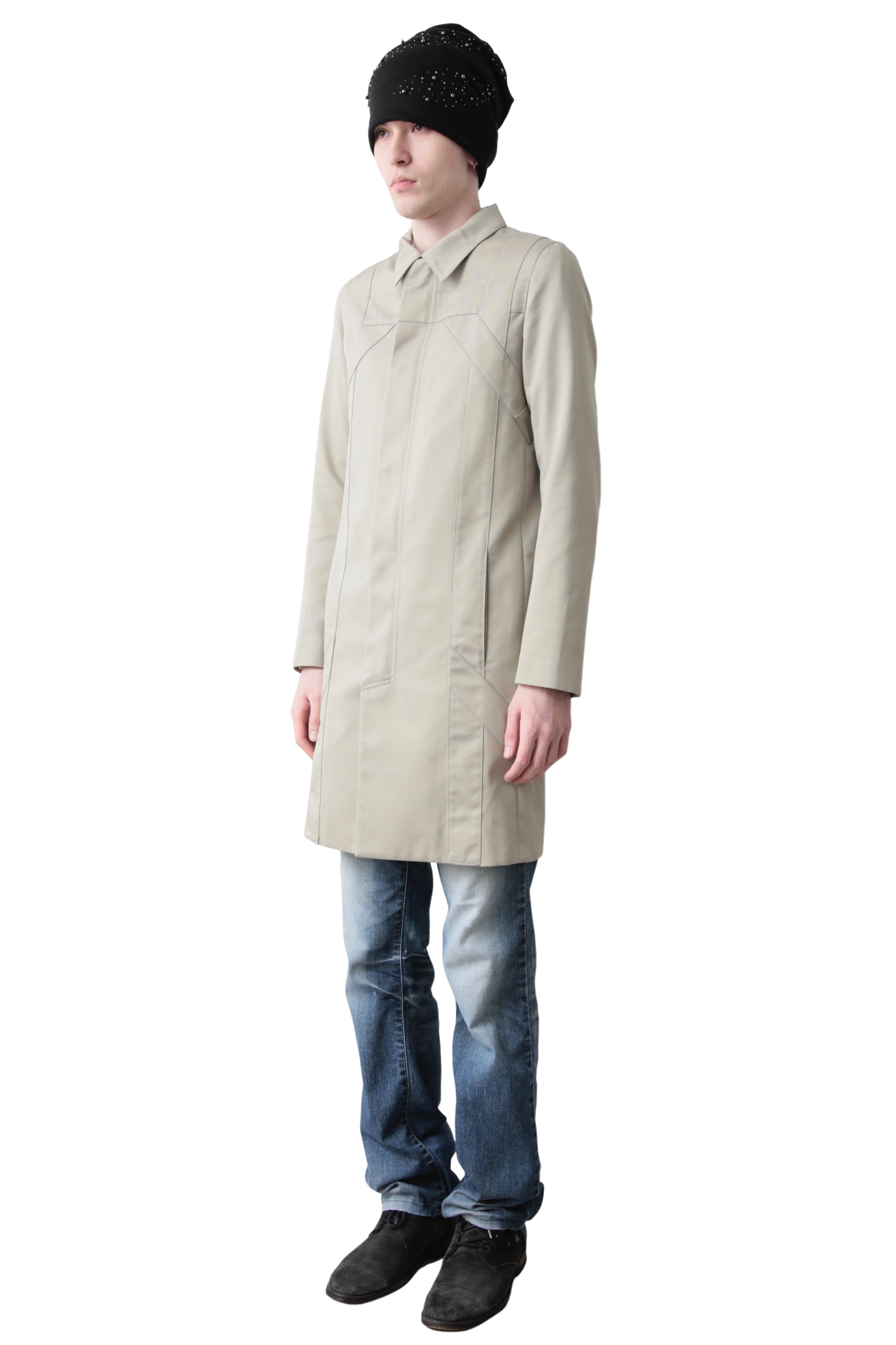 2008S/S DIOR HOMME SOUTIEN COLLAR ZIP UP COAT