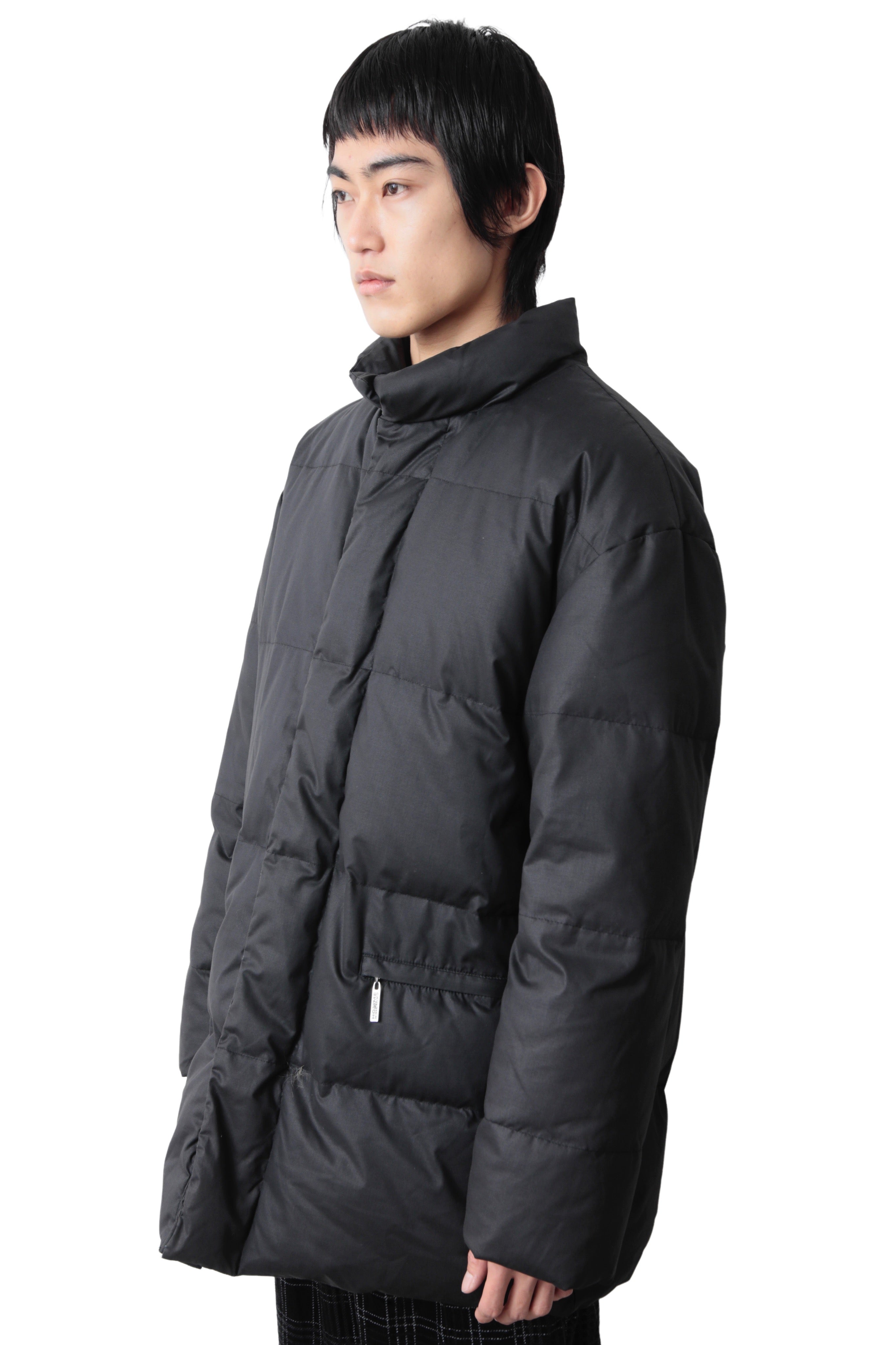 JEAN PAUL GAULTIER OBJET ZIP UP PUFFER DOWN COAT