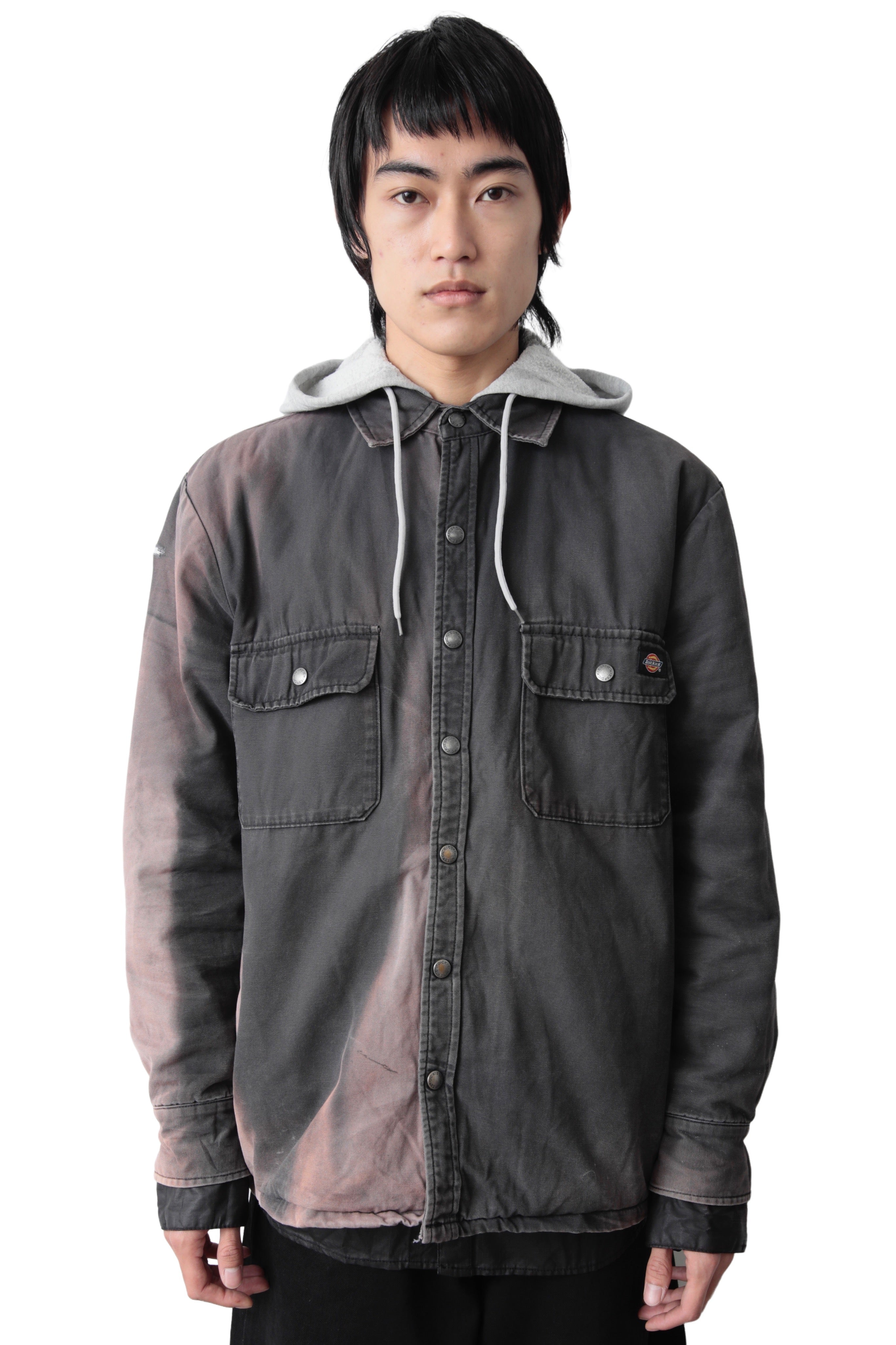 DICKIES HOOD DOCKING FADED WORK SHIRT