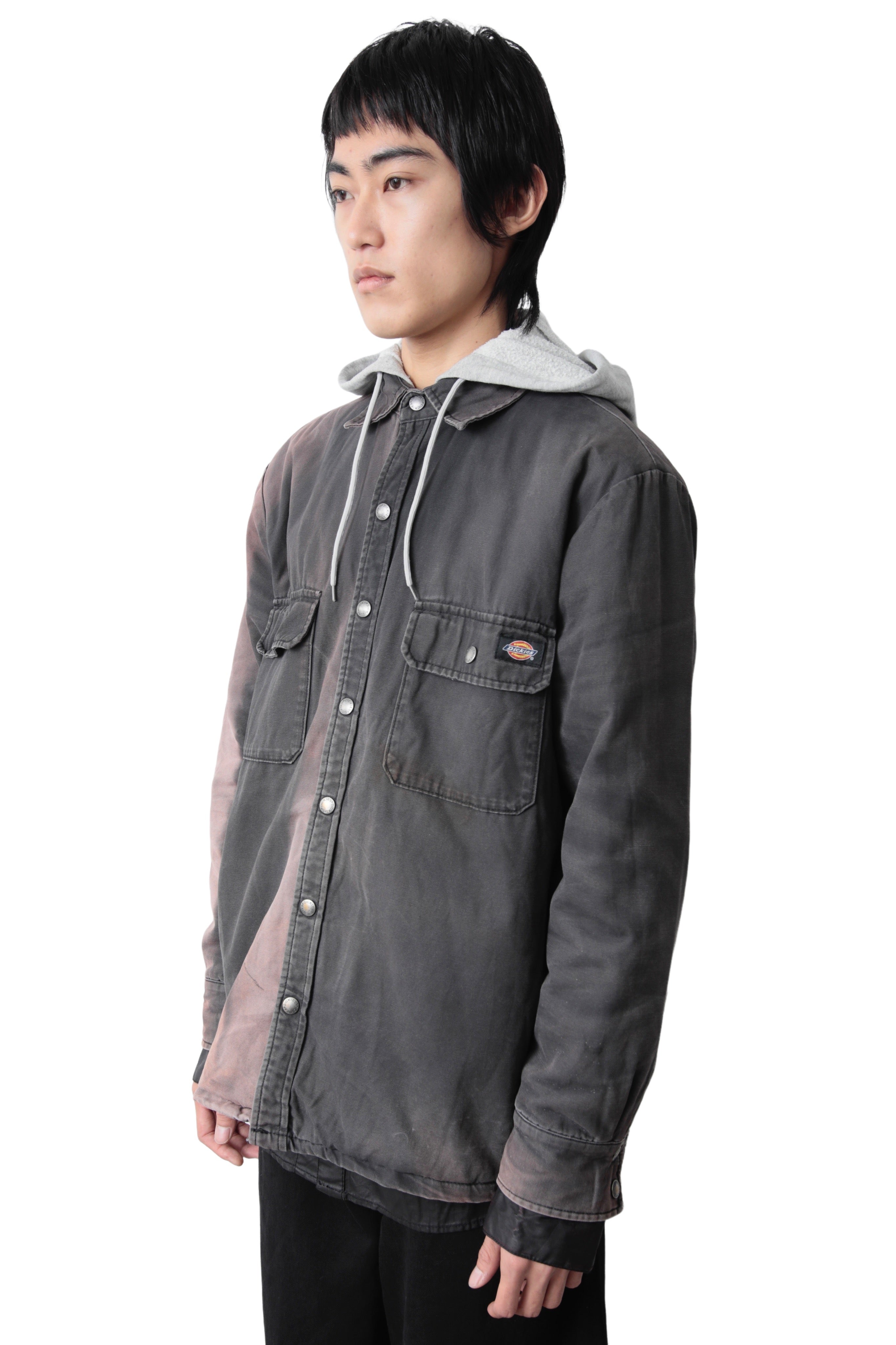 DICKIES HOOD DOCKING FADED WORK SHIRT