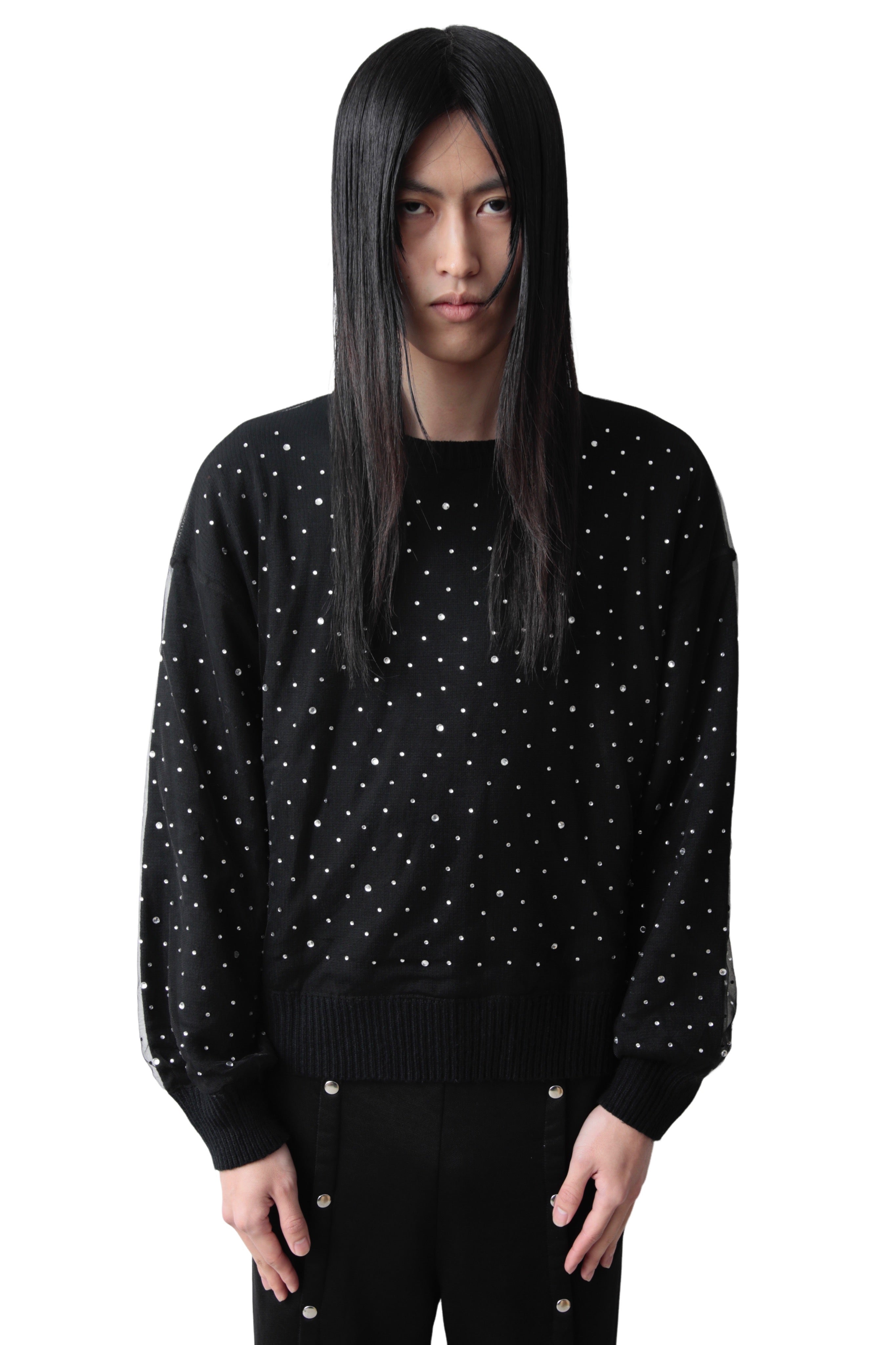 DECORATIVE LAYERED SWEATER