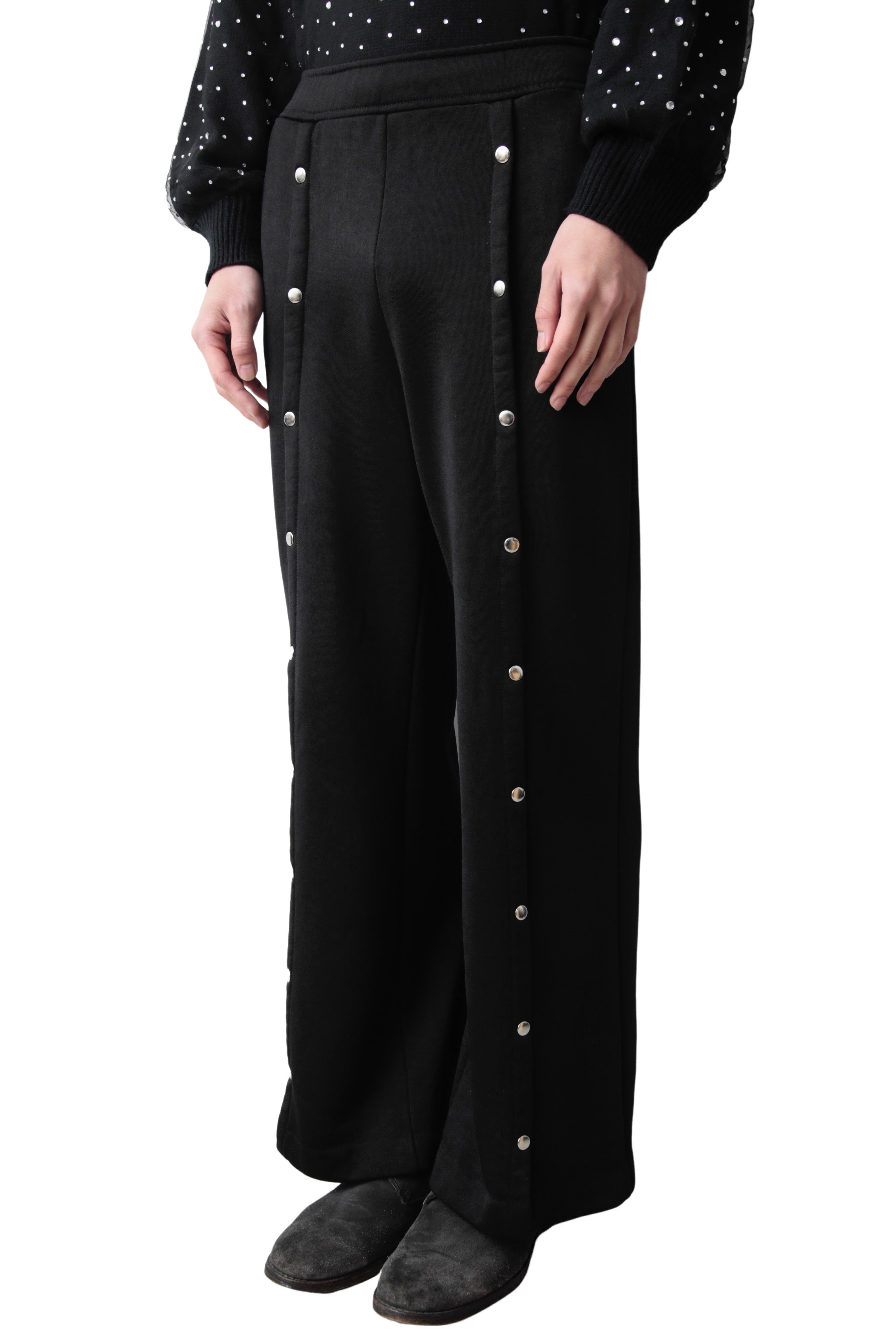ALEXANDER WANG STUDDED FLARE SWEAT PANTS