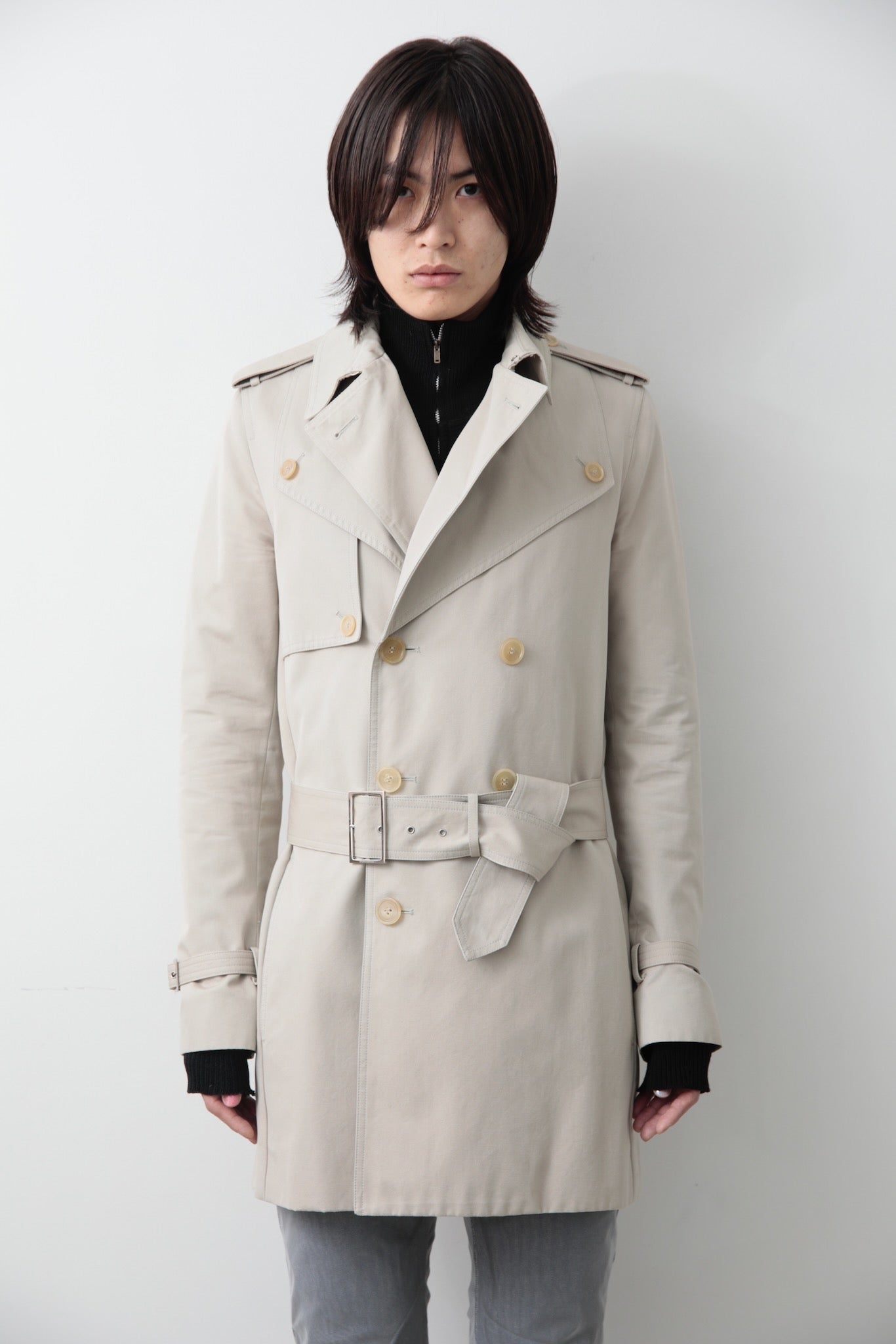 2009S/S DIOR HOMME COTTON TRENCH COAT