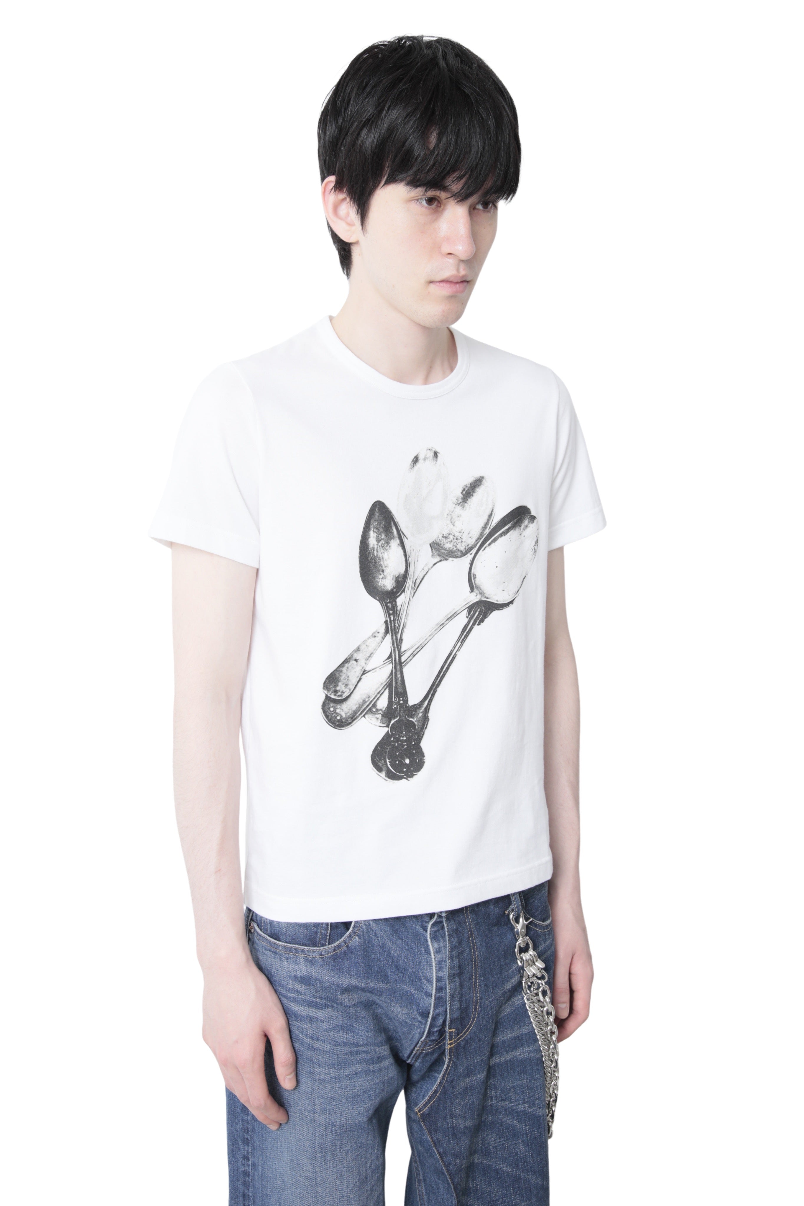 JUNYA WATANABE MONOCHROME GRAPHIC T-SHIRT – THE ELEPHANT