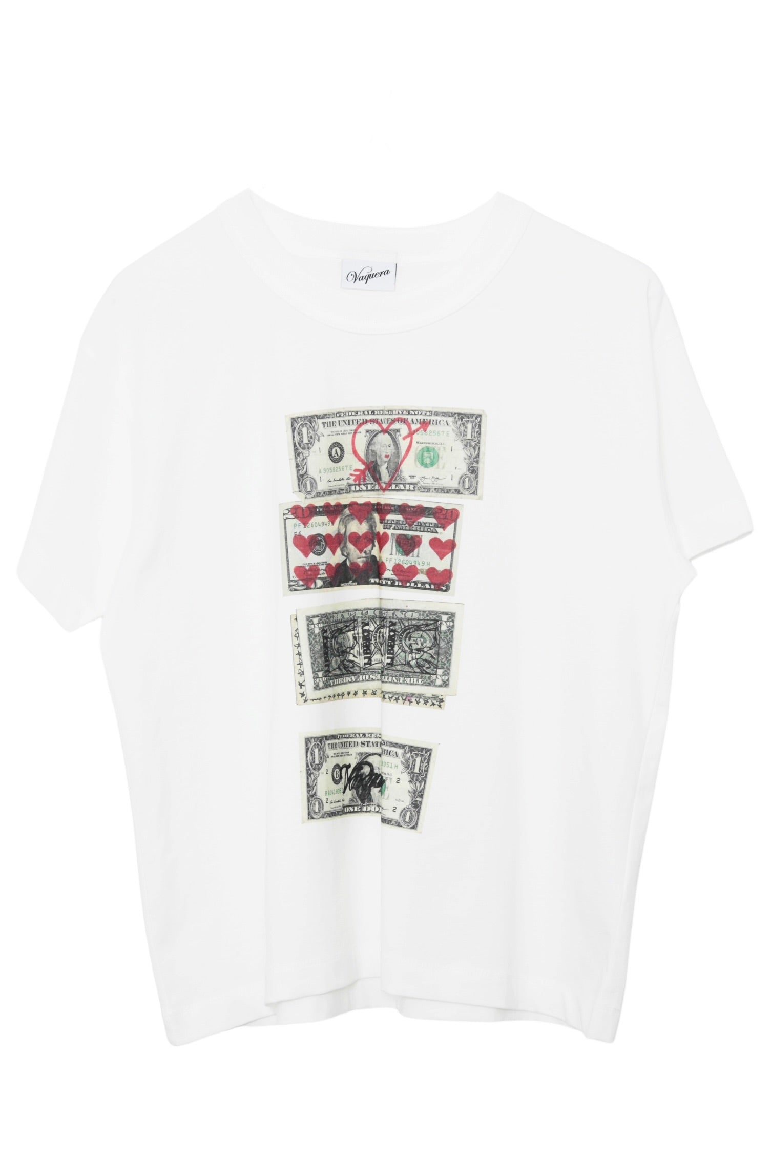 VAQUERA SCATTREED DOLLARS T-SHIRT