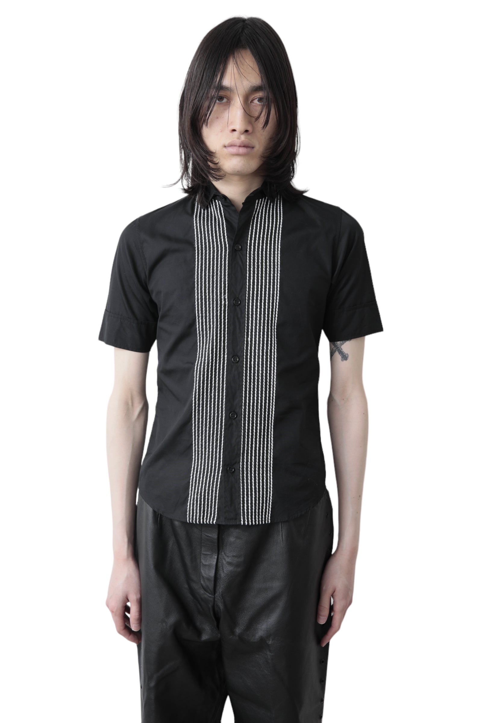 2006S/S DIOR HOMME STITCHED SHORT SLEEVE SHIRT