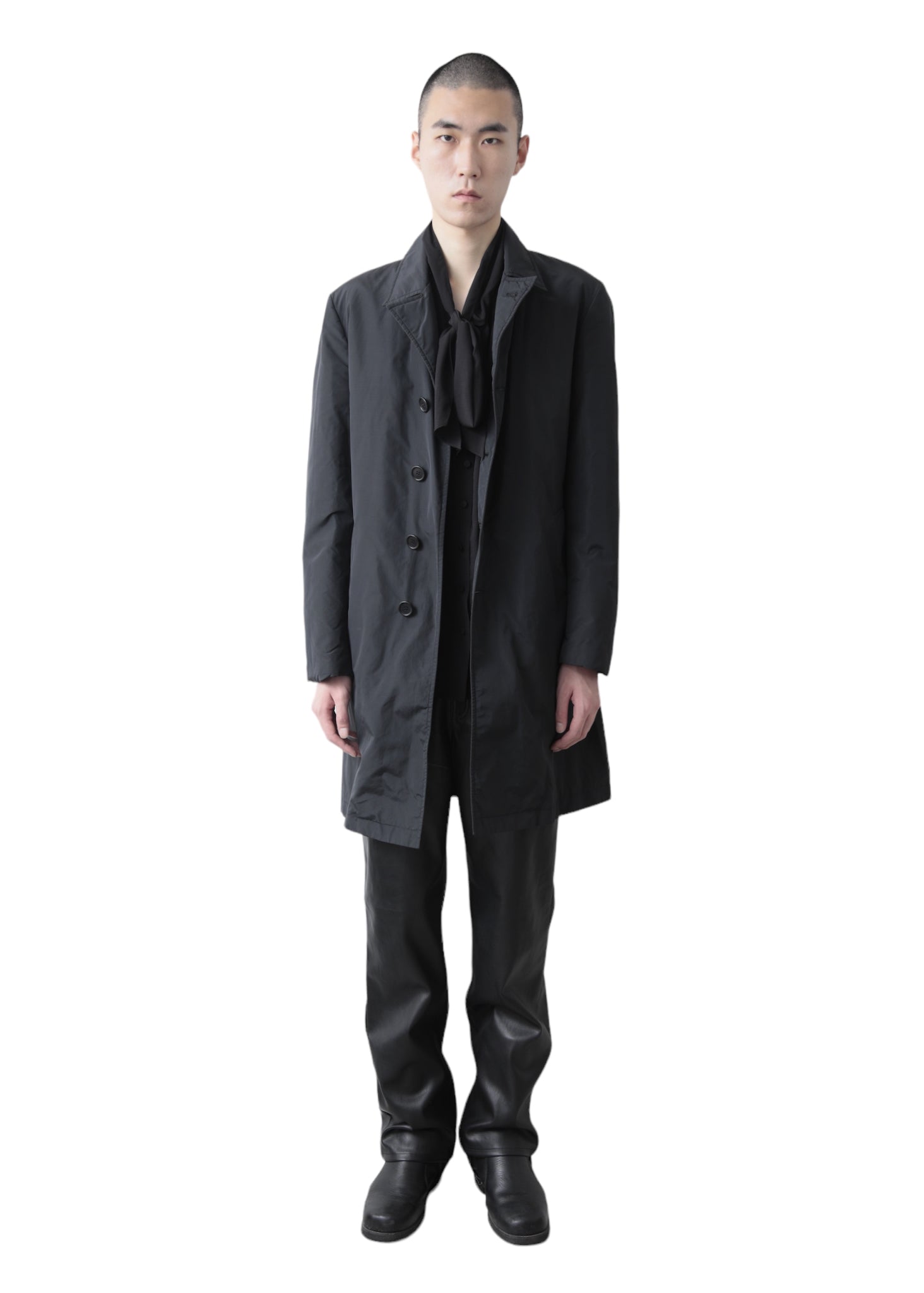 1990s HELMUT LANG BUTTON UP NYLON COAT