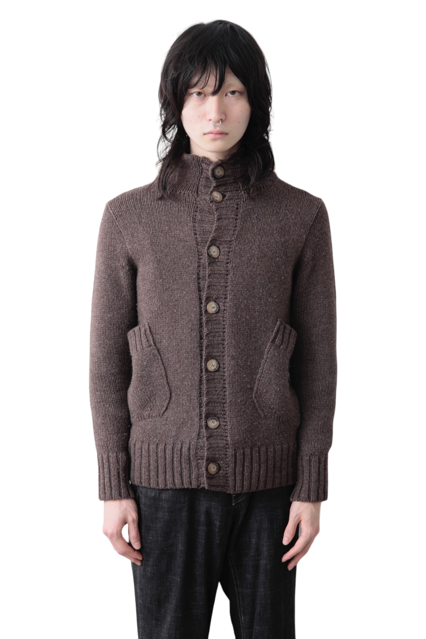 DIRK SCHONBERGER BUTTON UP KNIT CARDIGAN