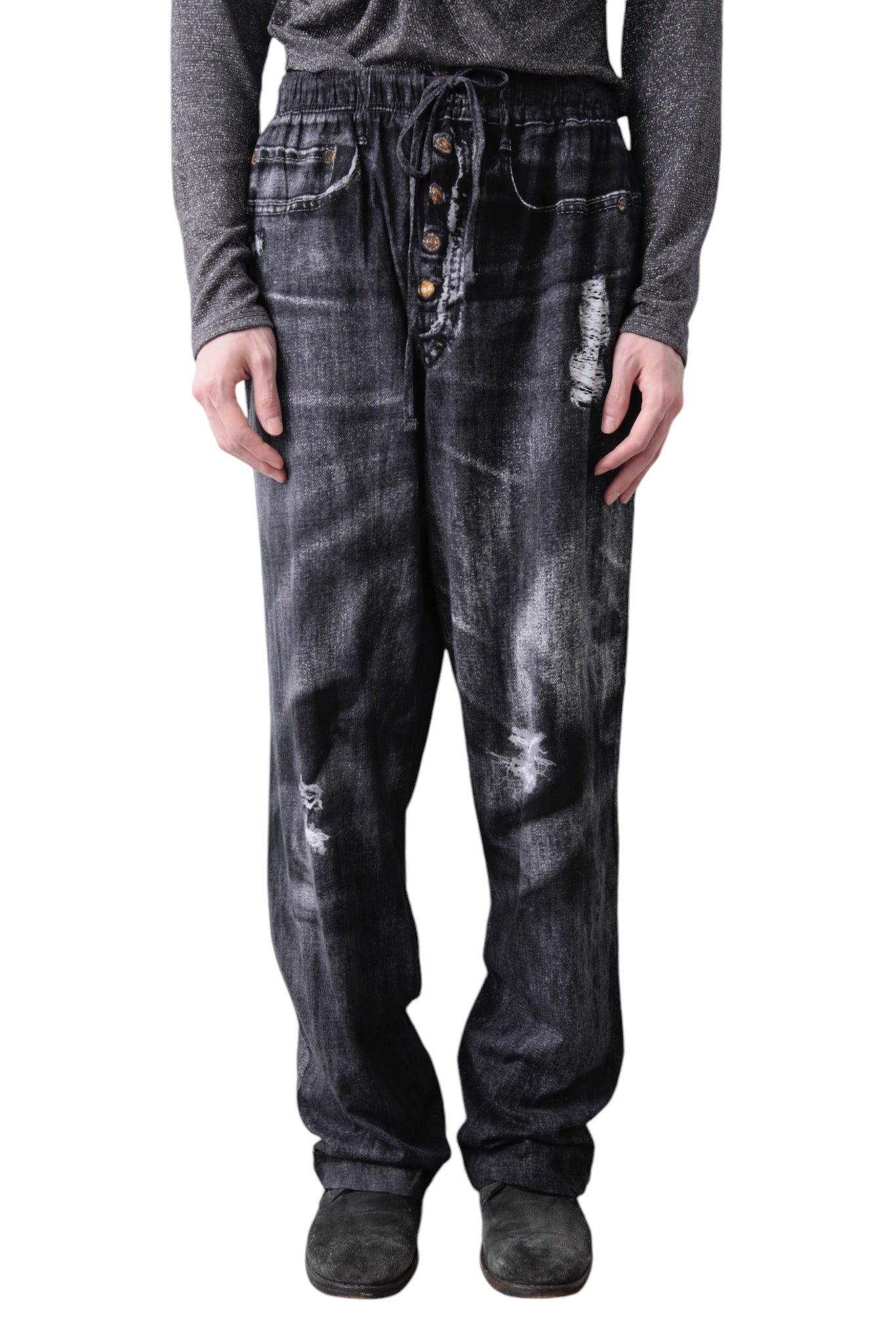 JEANS GRAPHIC PAJAMA PANTS