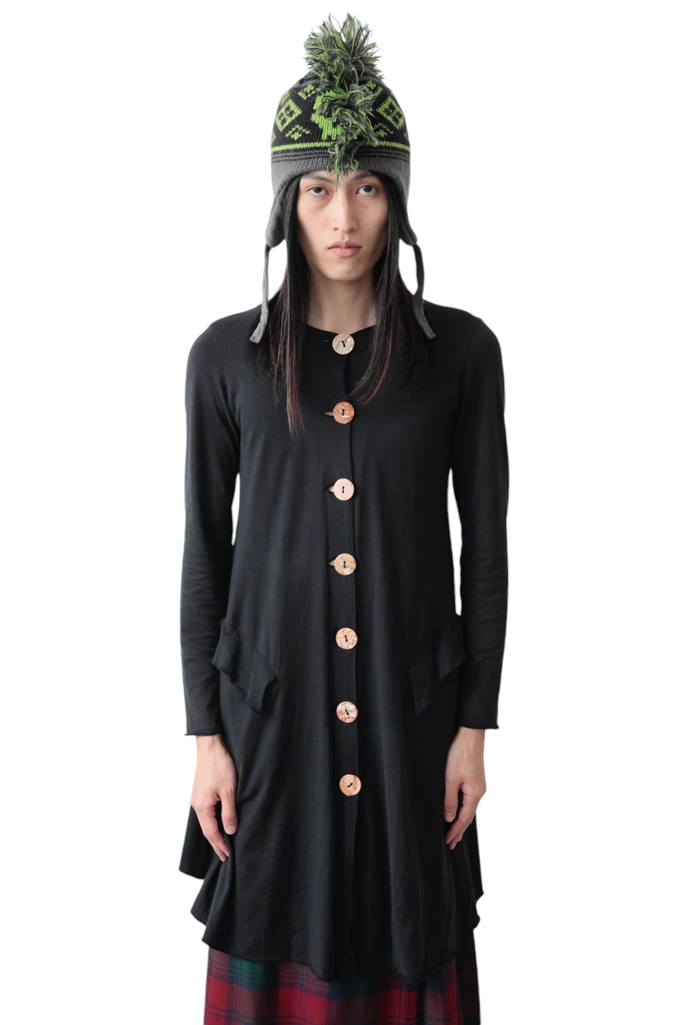 JEAN PAUL GAULTIER BUTTON UP LONG CARDIGAN