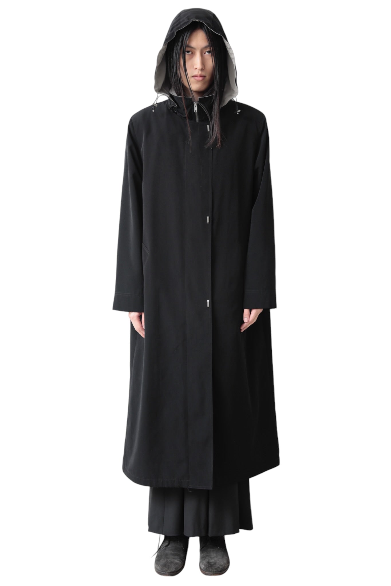 SUPER LONG HOODED COAT