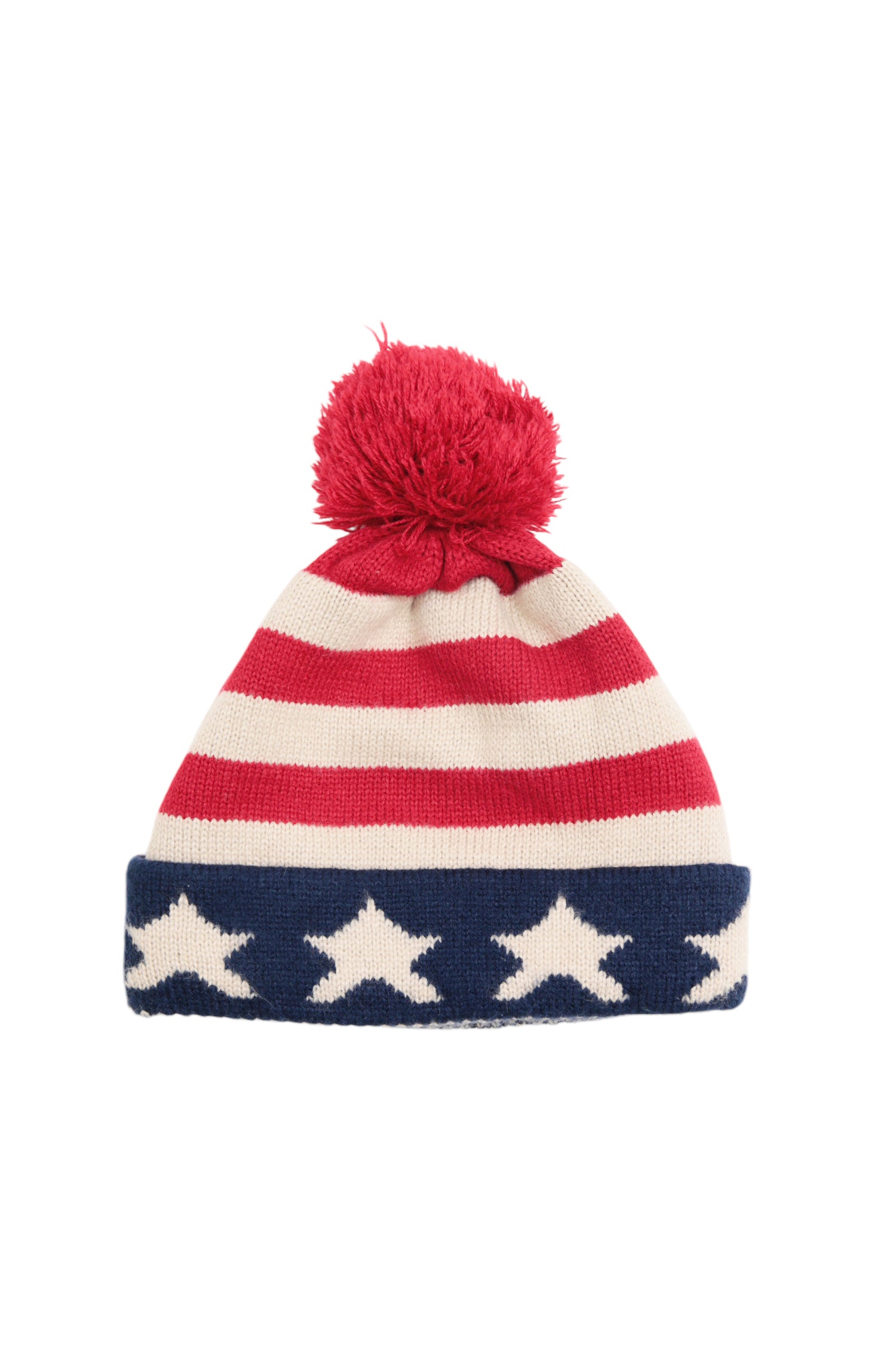 US FLAG PON PON BEANIE