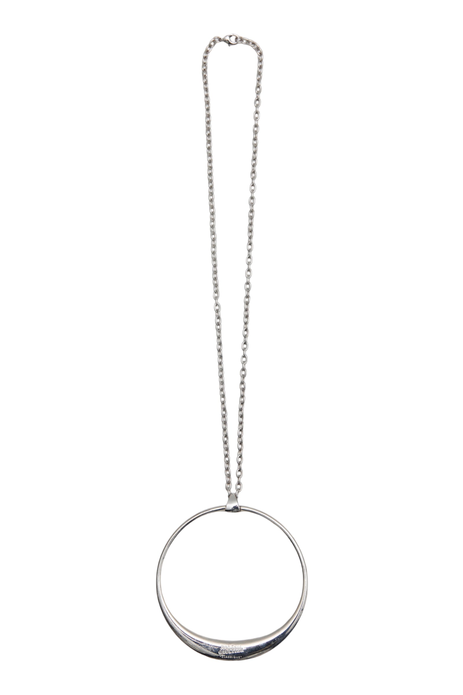 JEAN PAUL GAULTIER CIRCLE LOGO NECKLACE