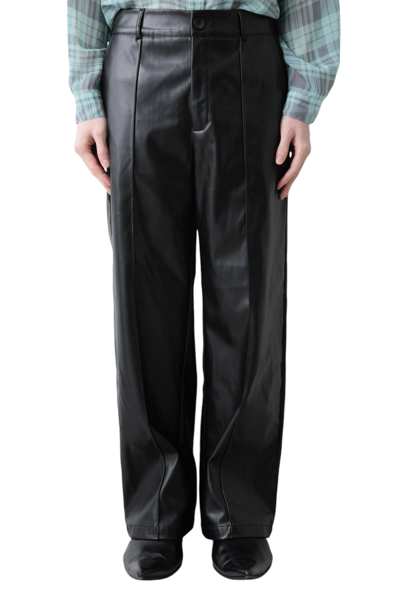 BAGGY LEATHER PANTS