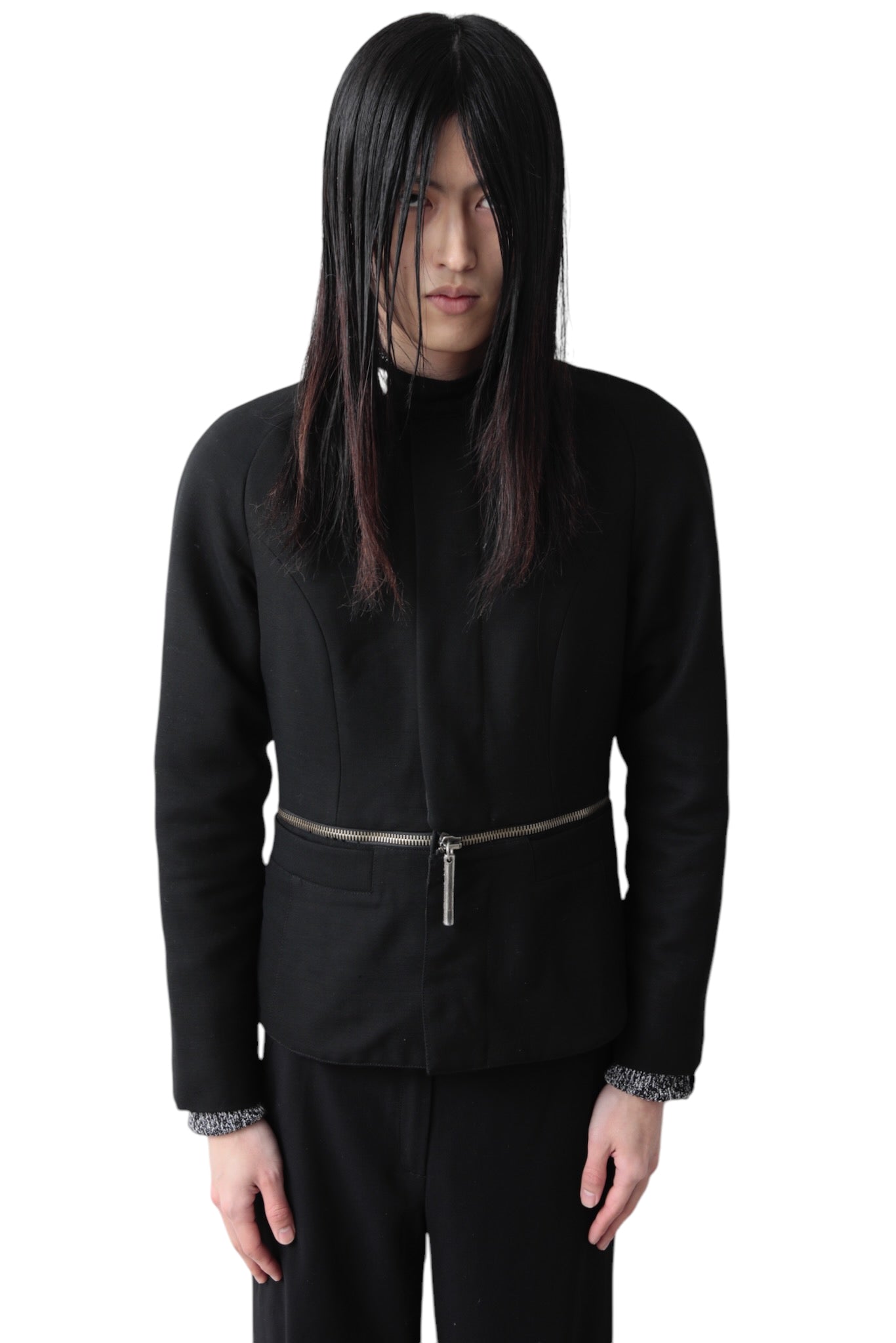 DIRK BIKKEMBERGS DETACHABLE BUTTON UP BLOUSON