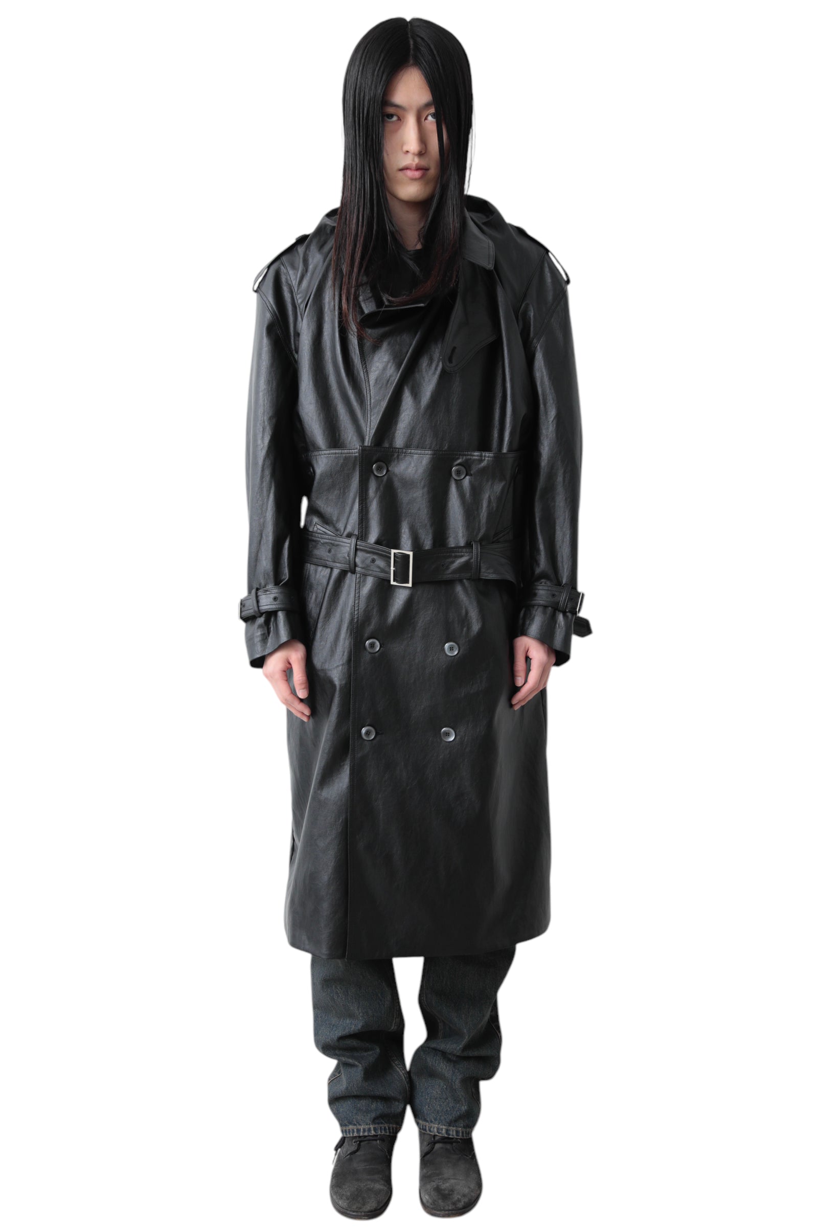 JUNTAE KIM CORSET TRENCH COAT