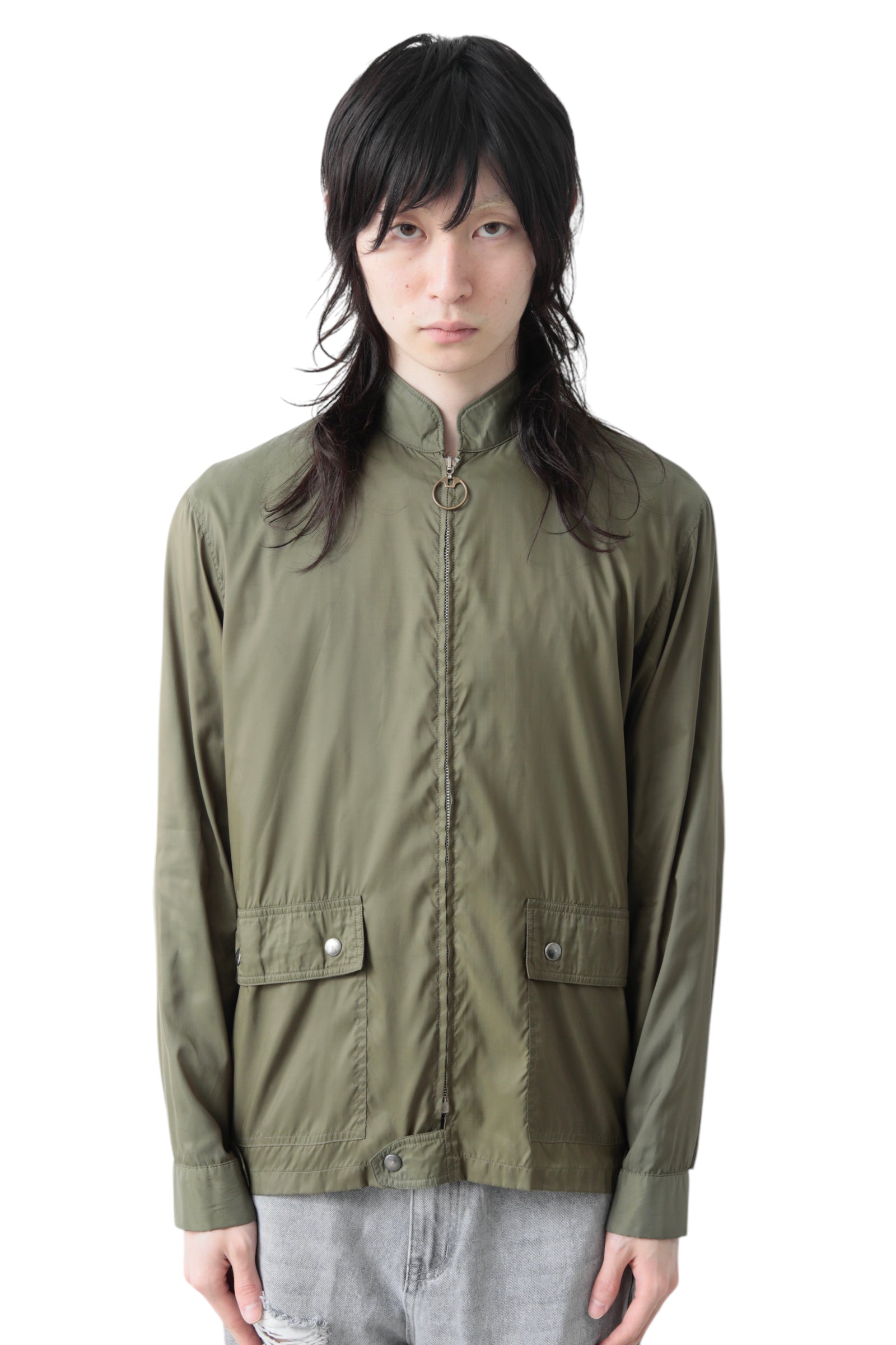 HELMUT LANG NYLON ZIP UP BLOUSON