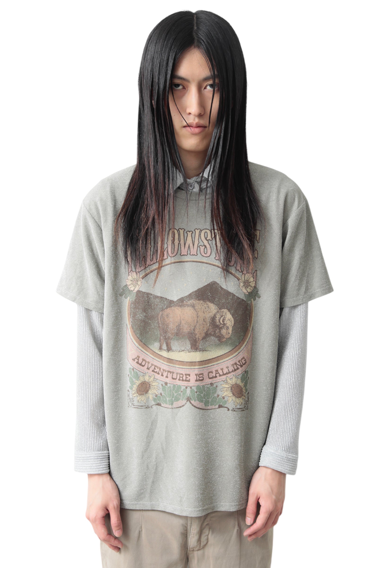 FADED LAME GRAPHIC T-SHIRT