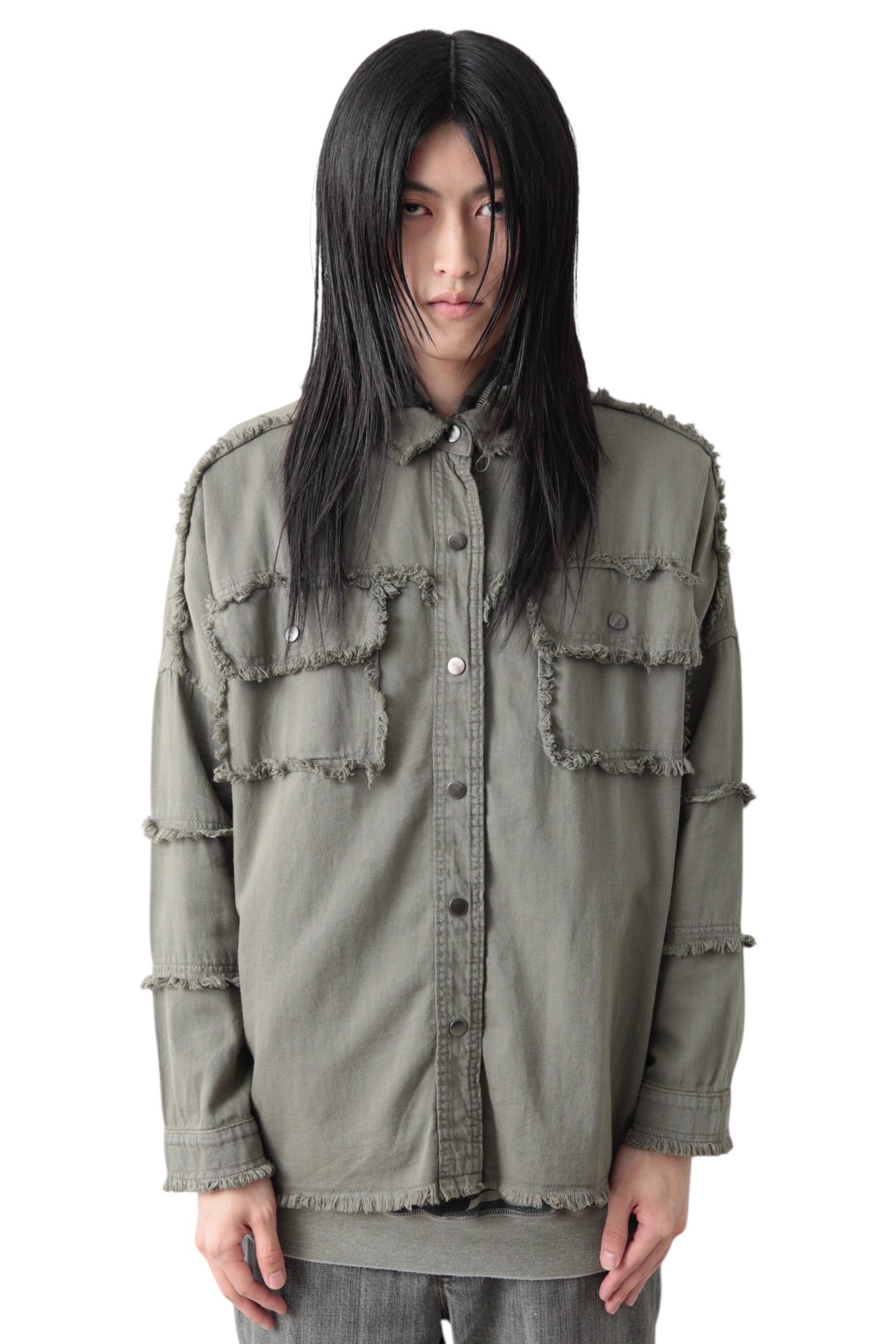 "ROCK&ROLL" MILITARY SHIRT