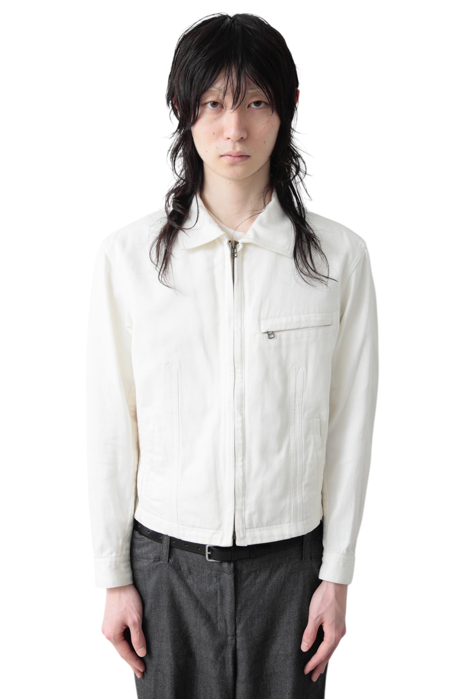 ISSEY MIYAKE MEN ZIP UP BLOUSON