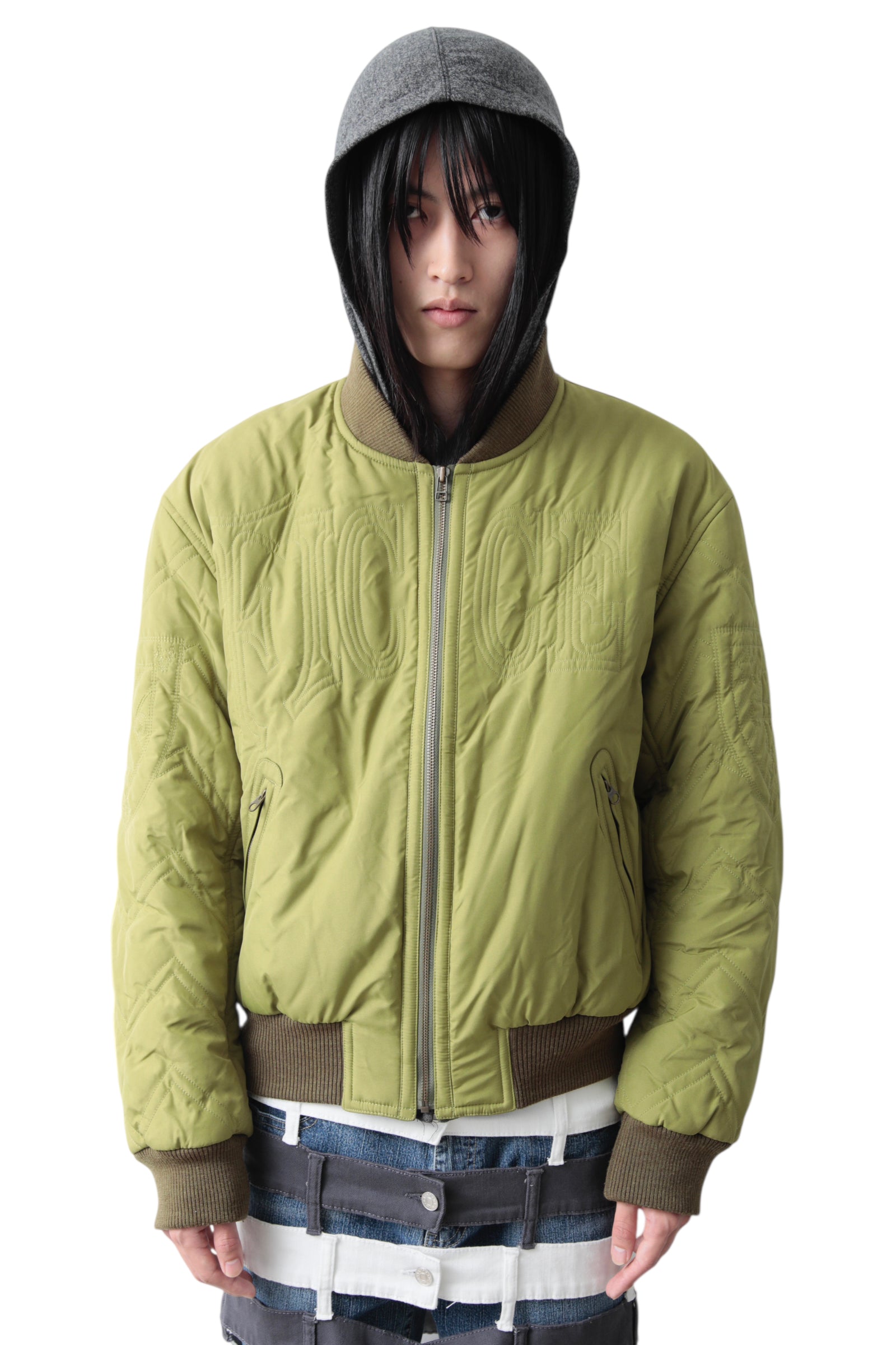 FICCE EMBROIDERY LOGO BOMBER JACKET