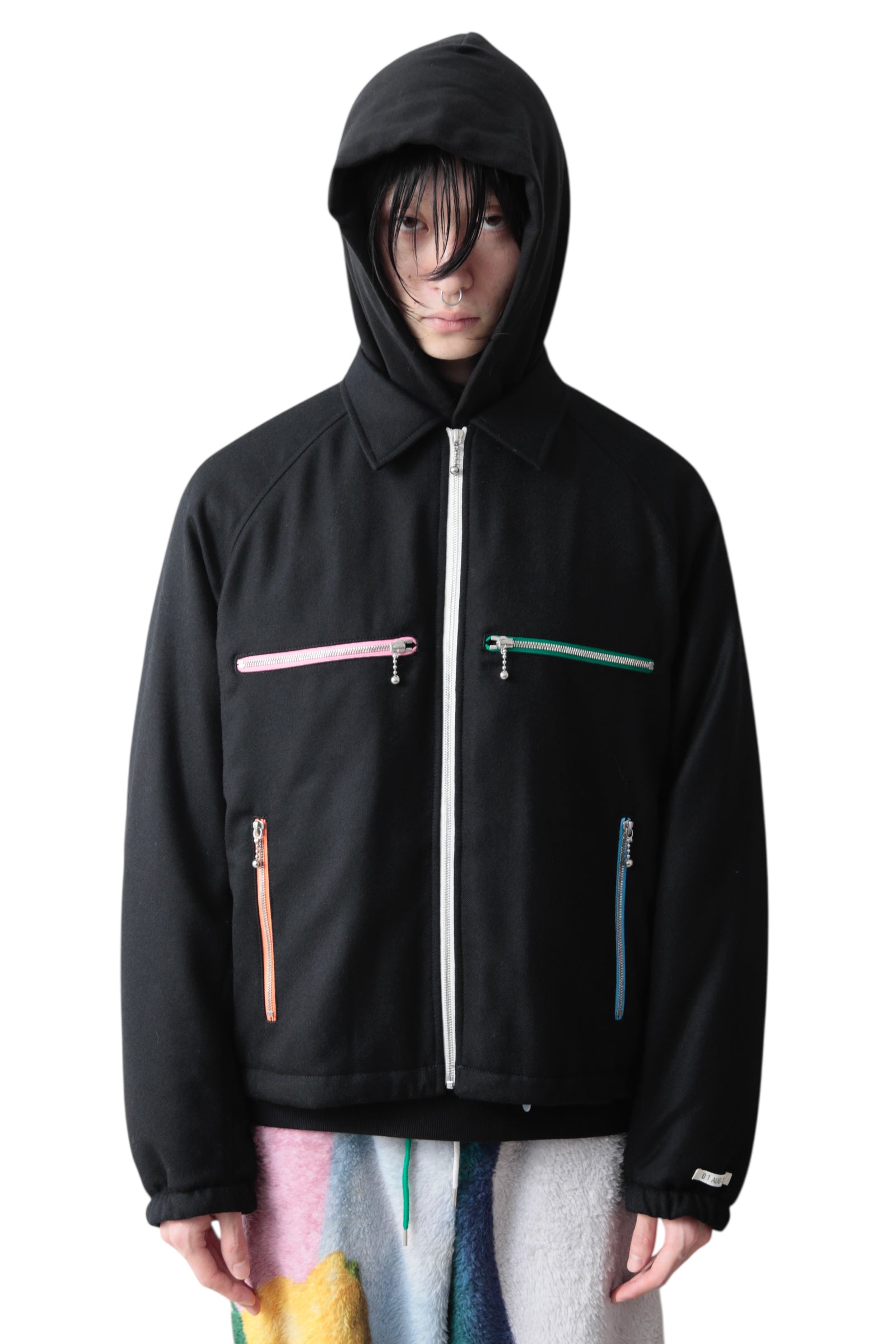 TSTS MULTI COLOR ZIP BOMBER JACKET