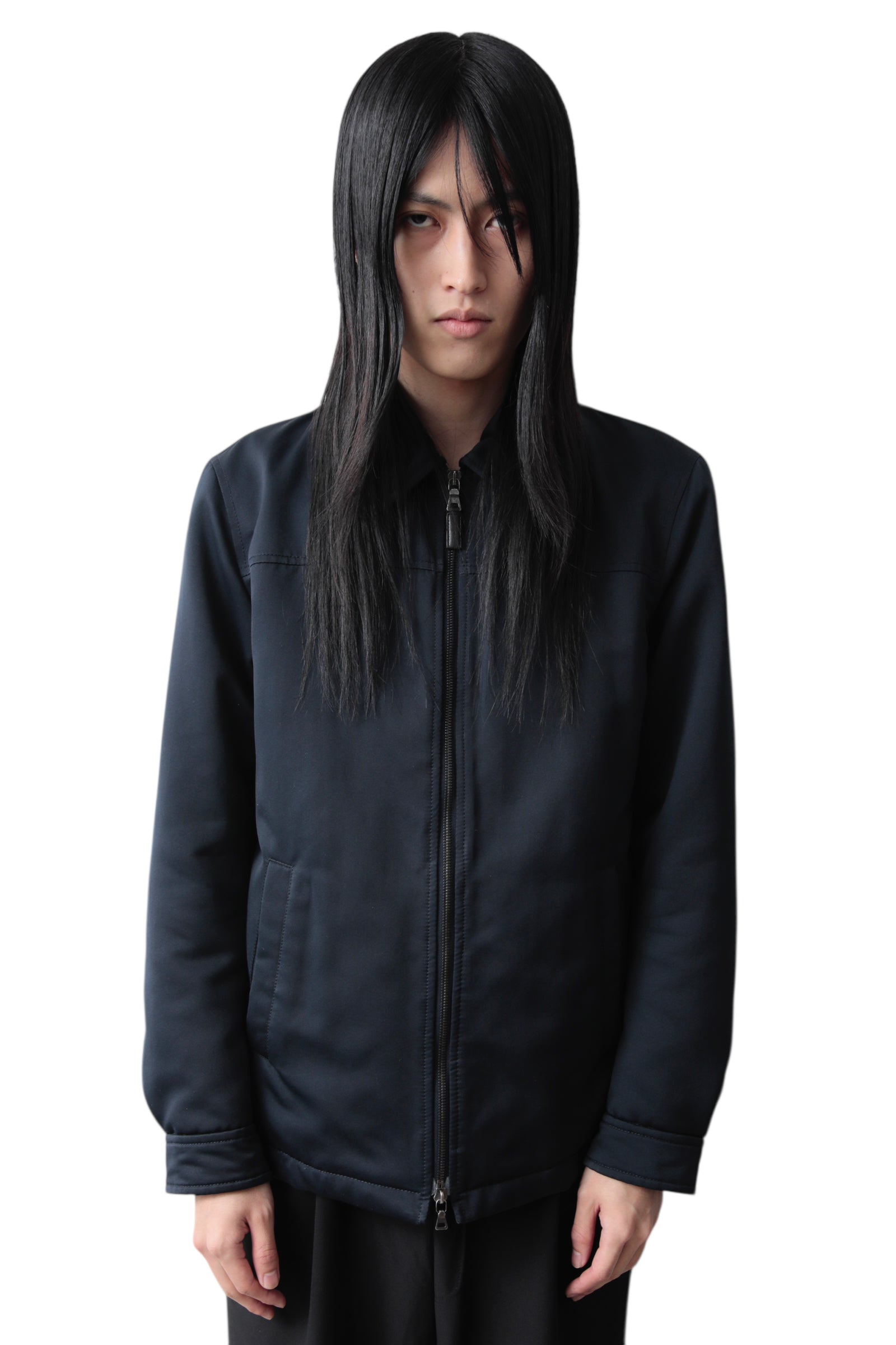 PRADA NYLON ZIP-UP BLOUSON