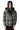 OMBRE CHECK HOODED PUFFER SHIRTS