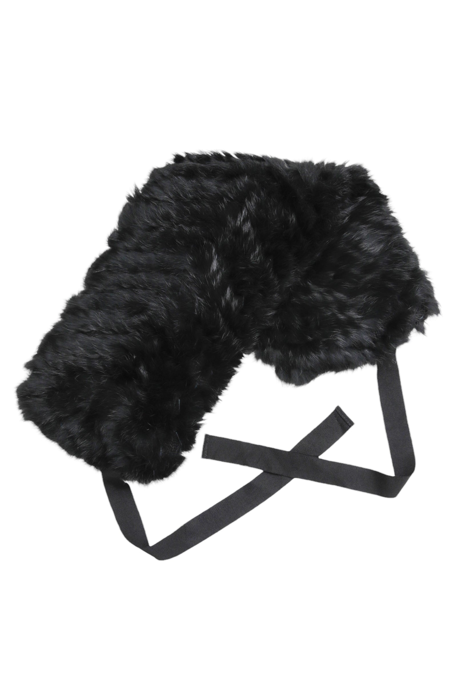 MARC JACOBS FUR COLLAR SCARF