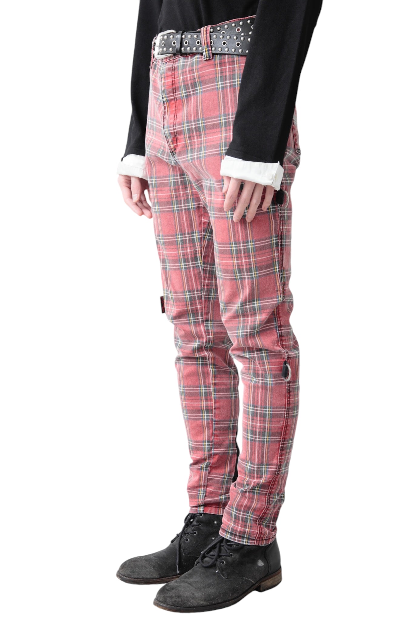 TRIPP NYC CHECK BONDAGE PANTS