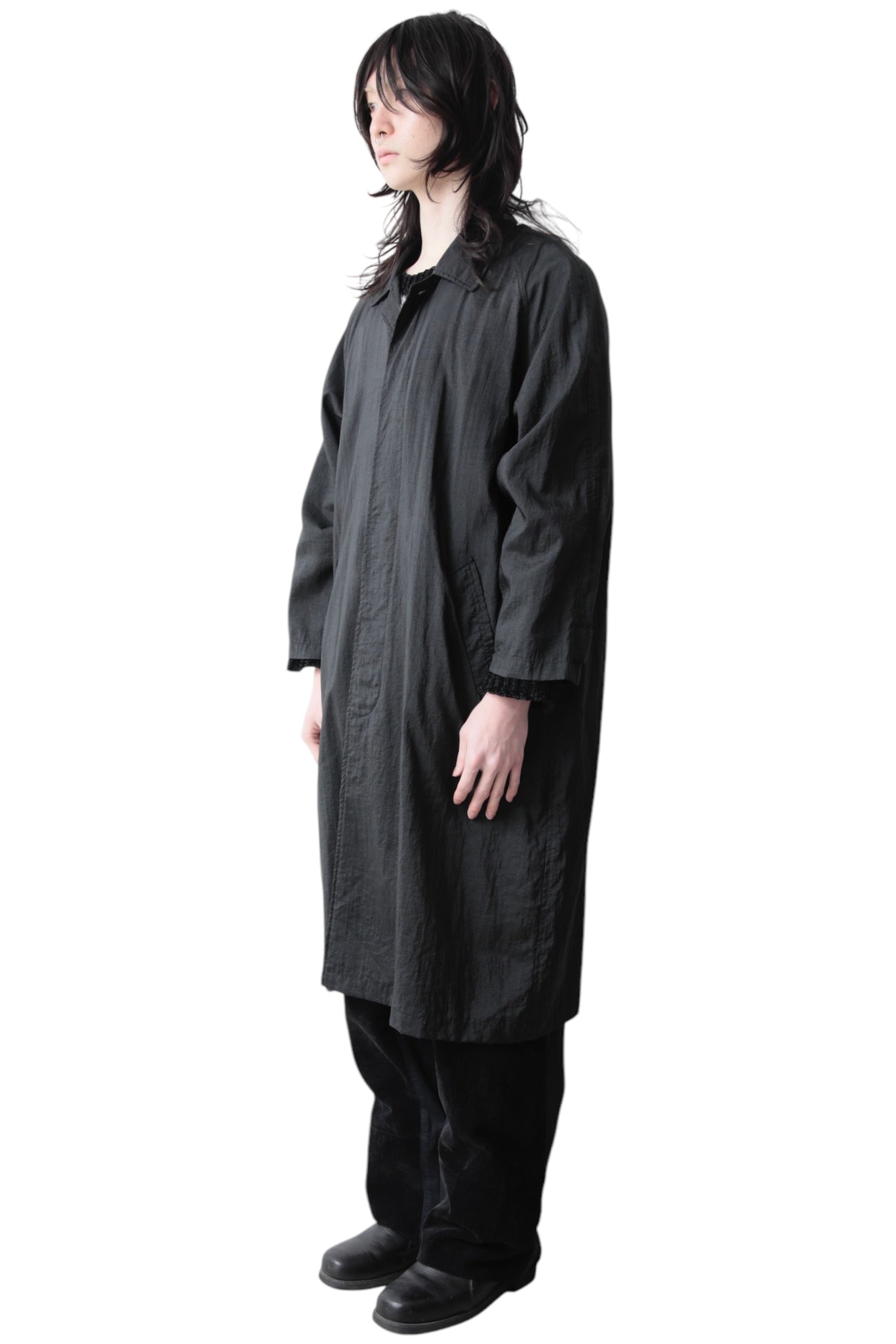 NYLON SOUTIEN COLLAR COAT