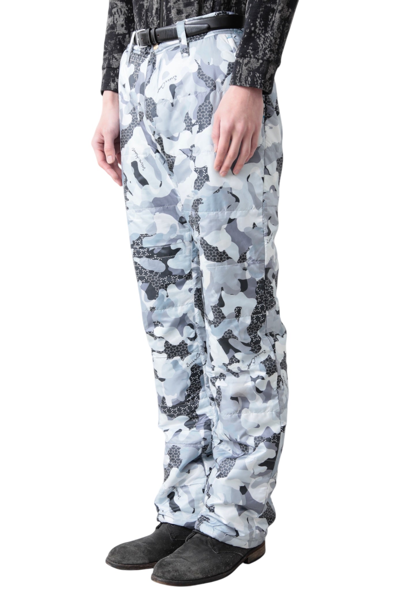 STAR CAMOUFLAGE PUFFER PANTS