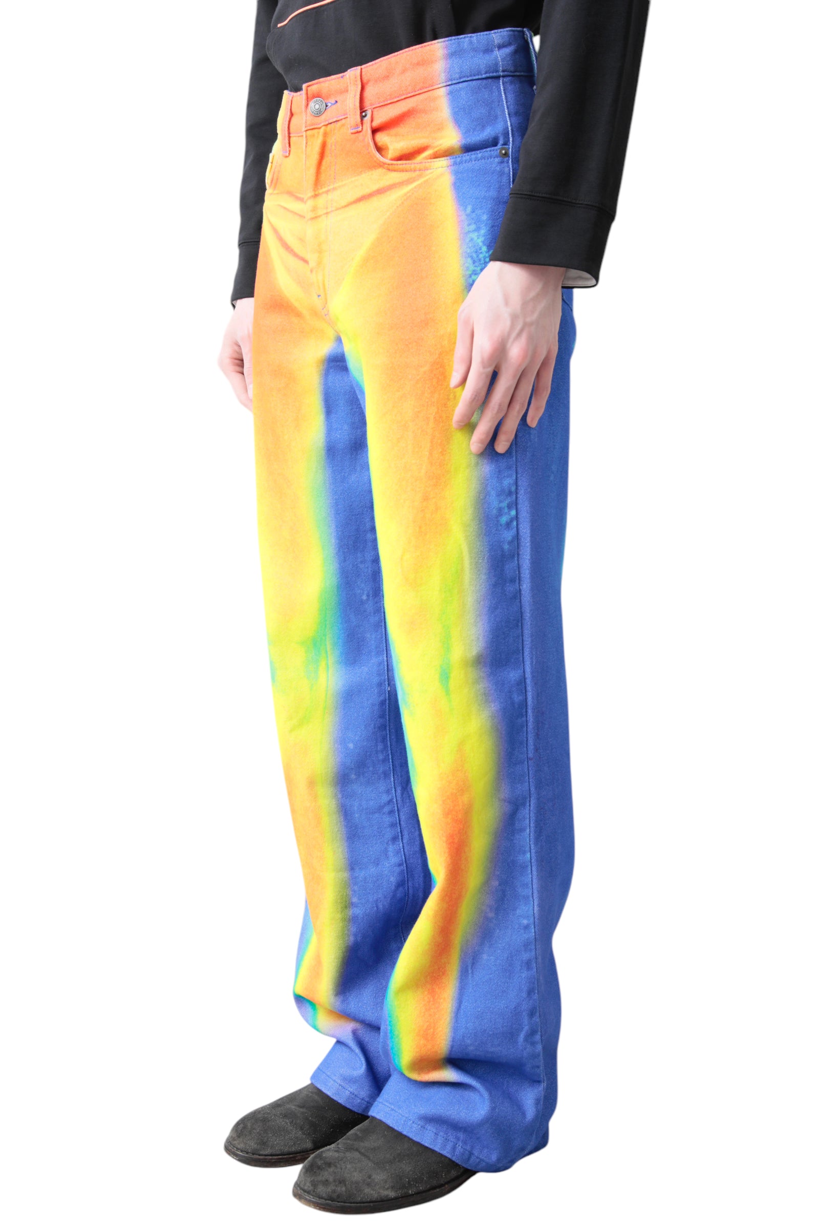 THERMOGRAPHY GRAPHIC DENIM PANTS