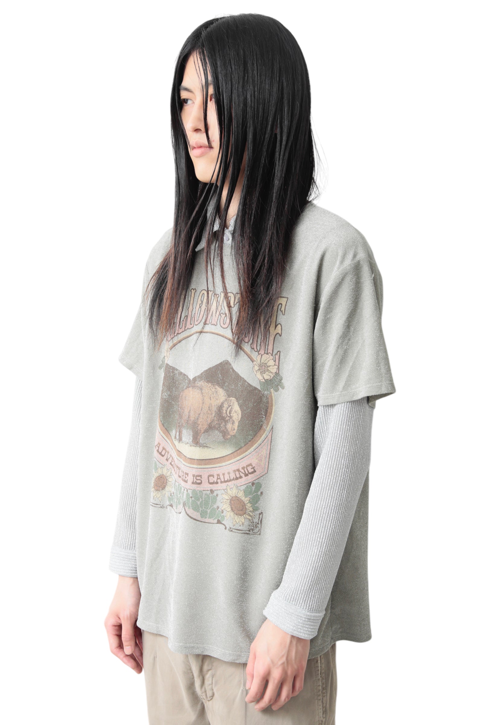 FADED LAME GRAPHIC T-SHIRT