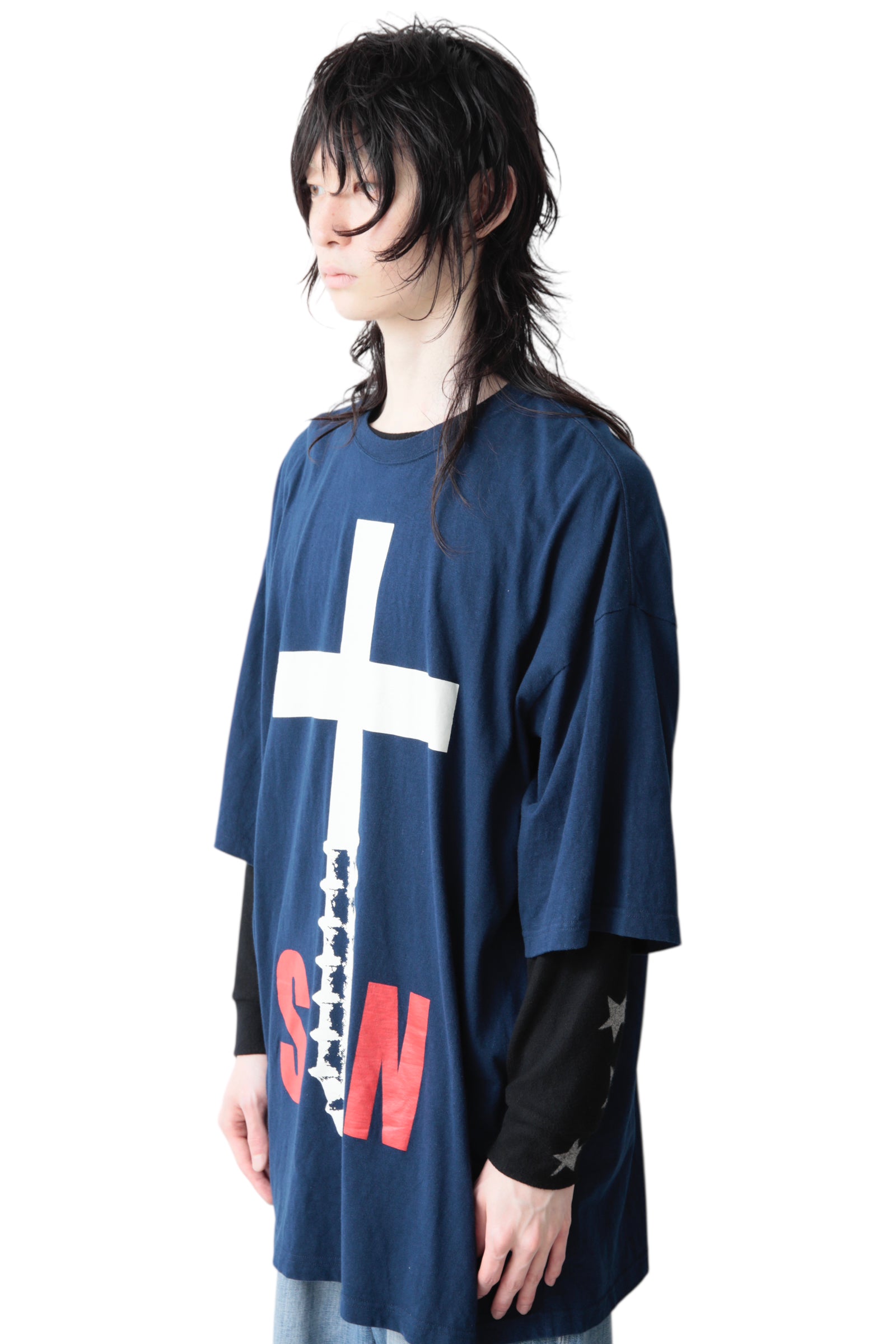 UNDERCOVER SCREW CROSS OVERSIZED T-SHIRT