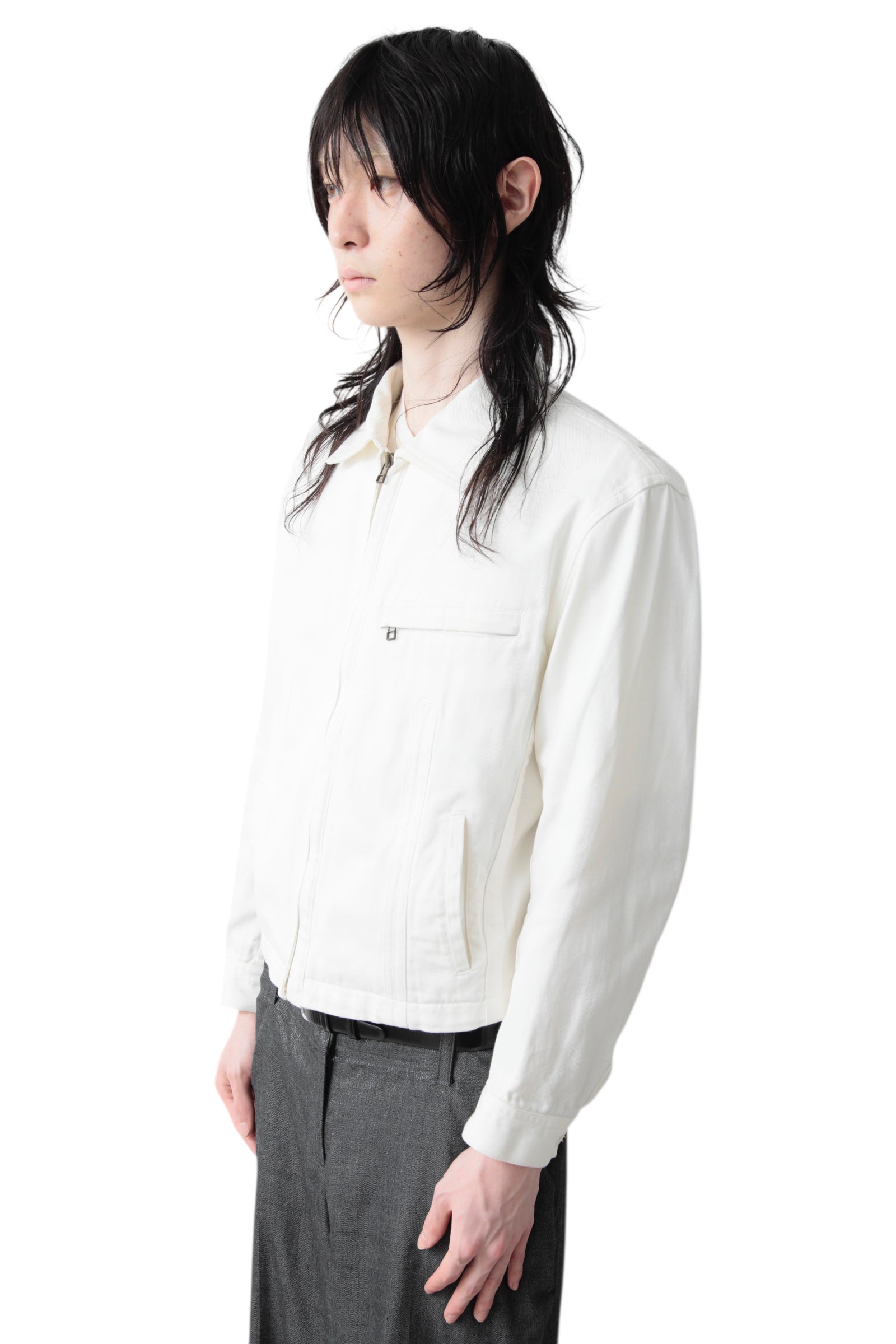 ISSEY MIYAKE MEN ZIP UP BLOUSON