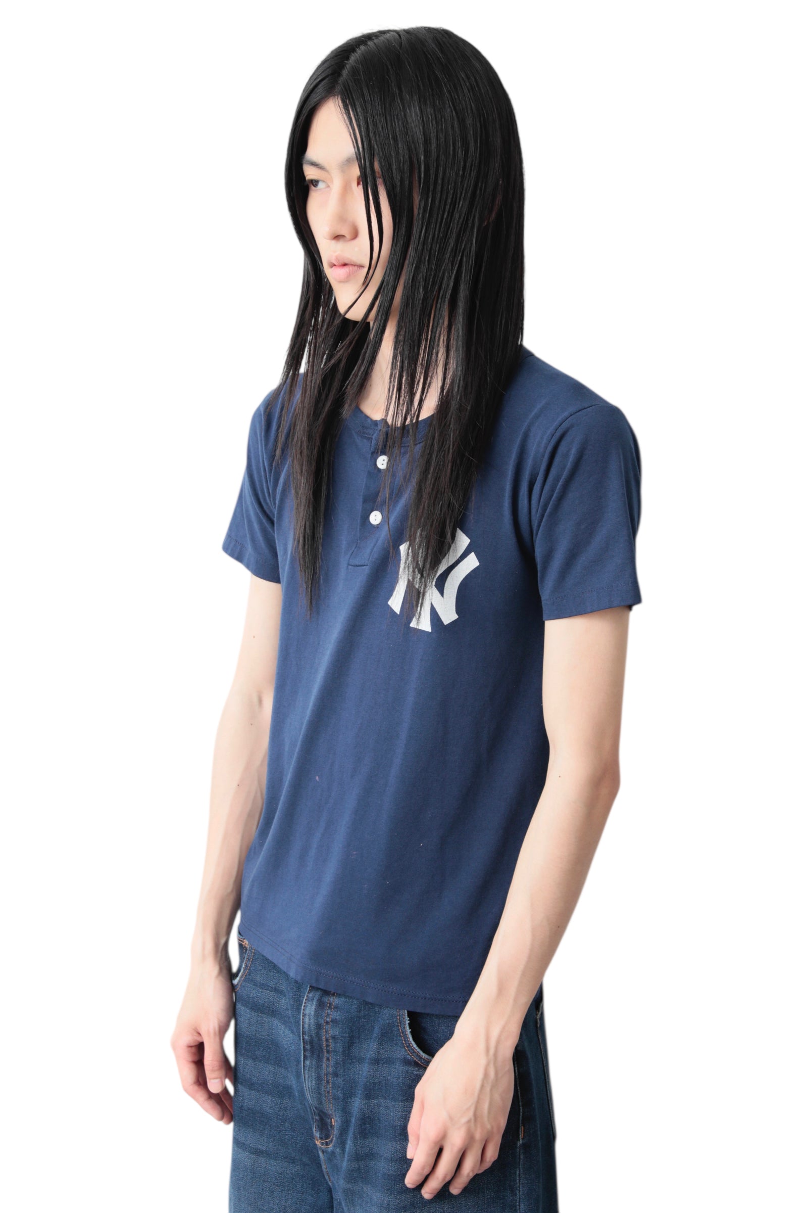 NY LOGO HENRYNECK T-SHIRT