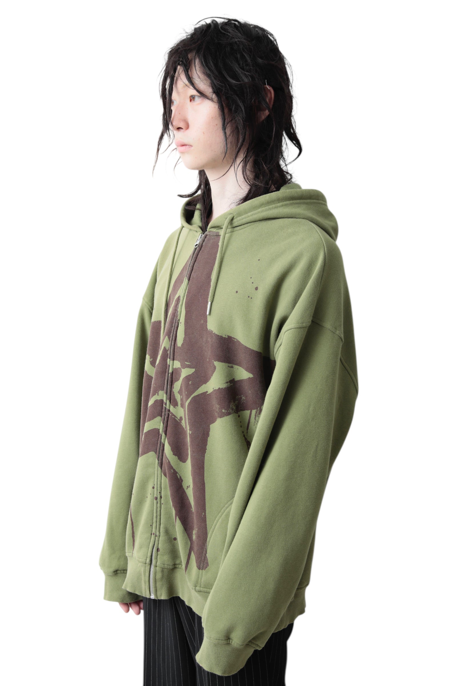 OVERSIZED STAR GRAFFITI HOODIE
