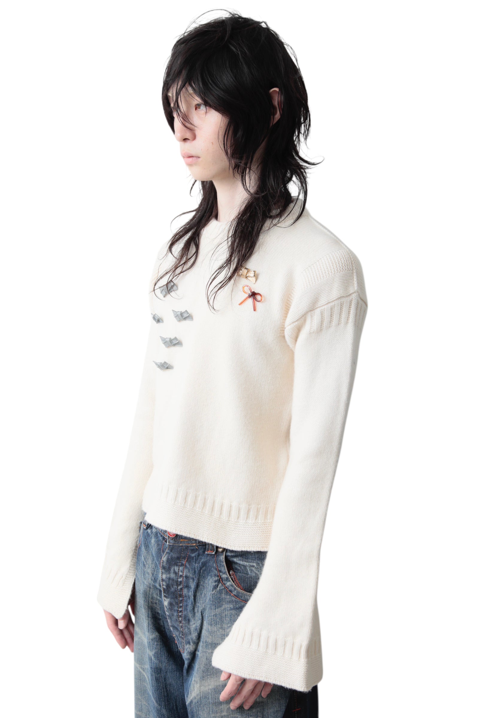 JW ANDERSON MULTI RIBON SWEATER