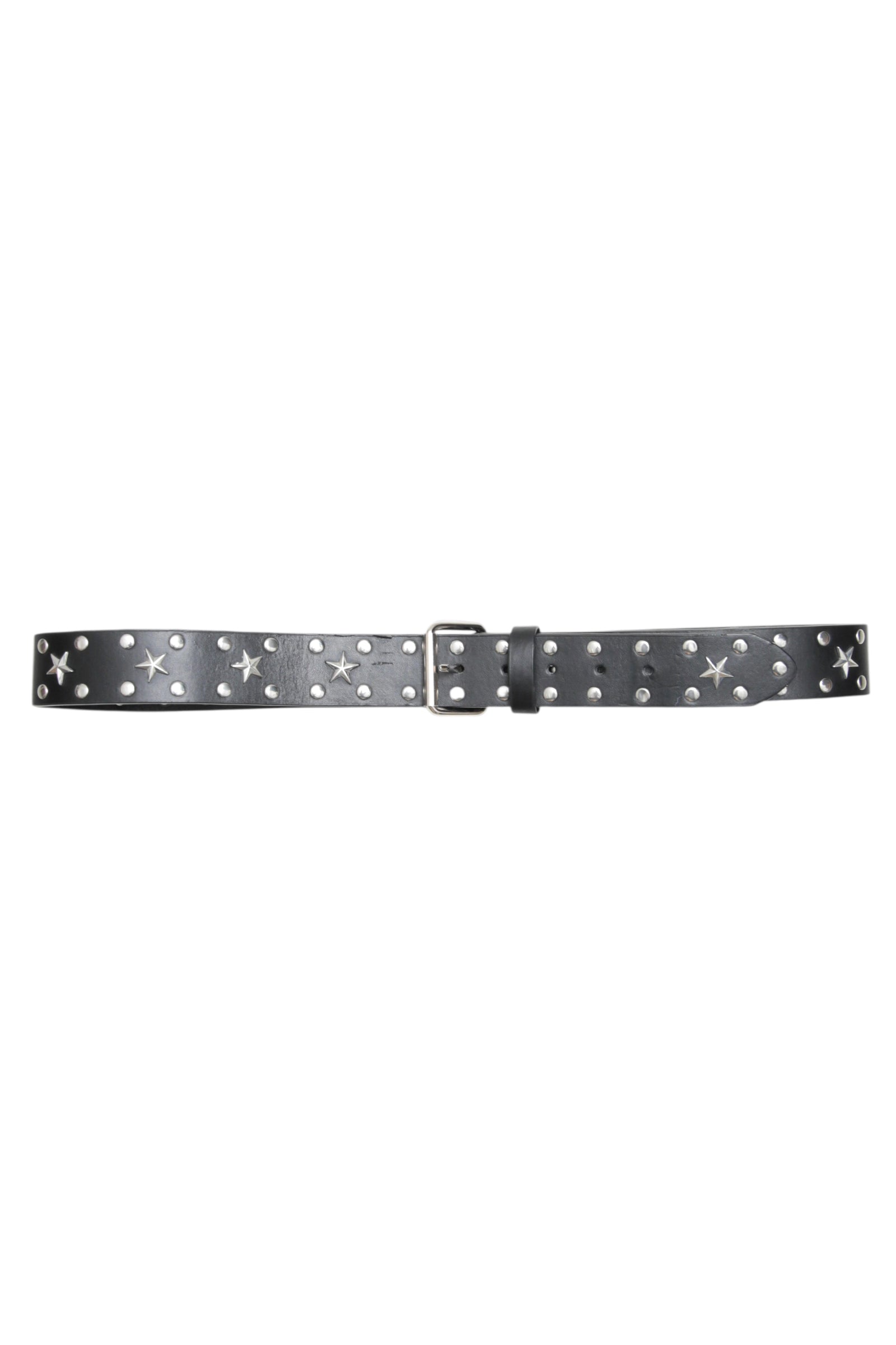 STAR STUDDED LEATHER BELT