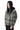 OMBRE CHECK HOODED PUFFER SHIRTS