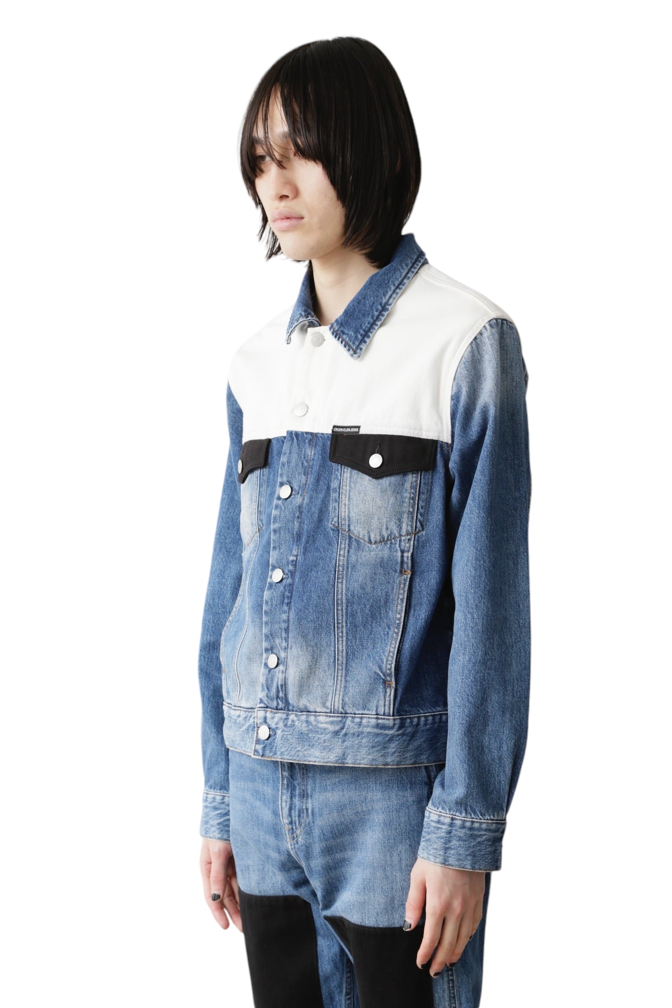 CALVIN KLEIN BY RAF SIMONS SWITCHING DENIM JACKET