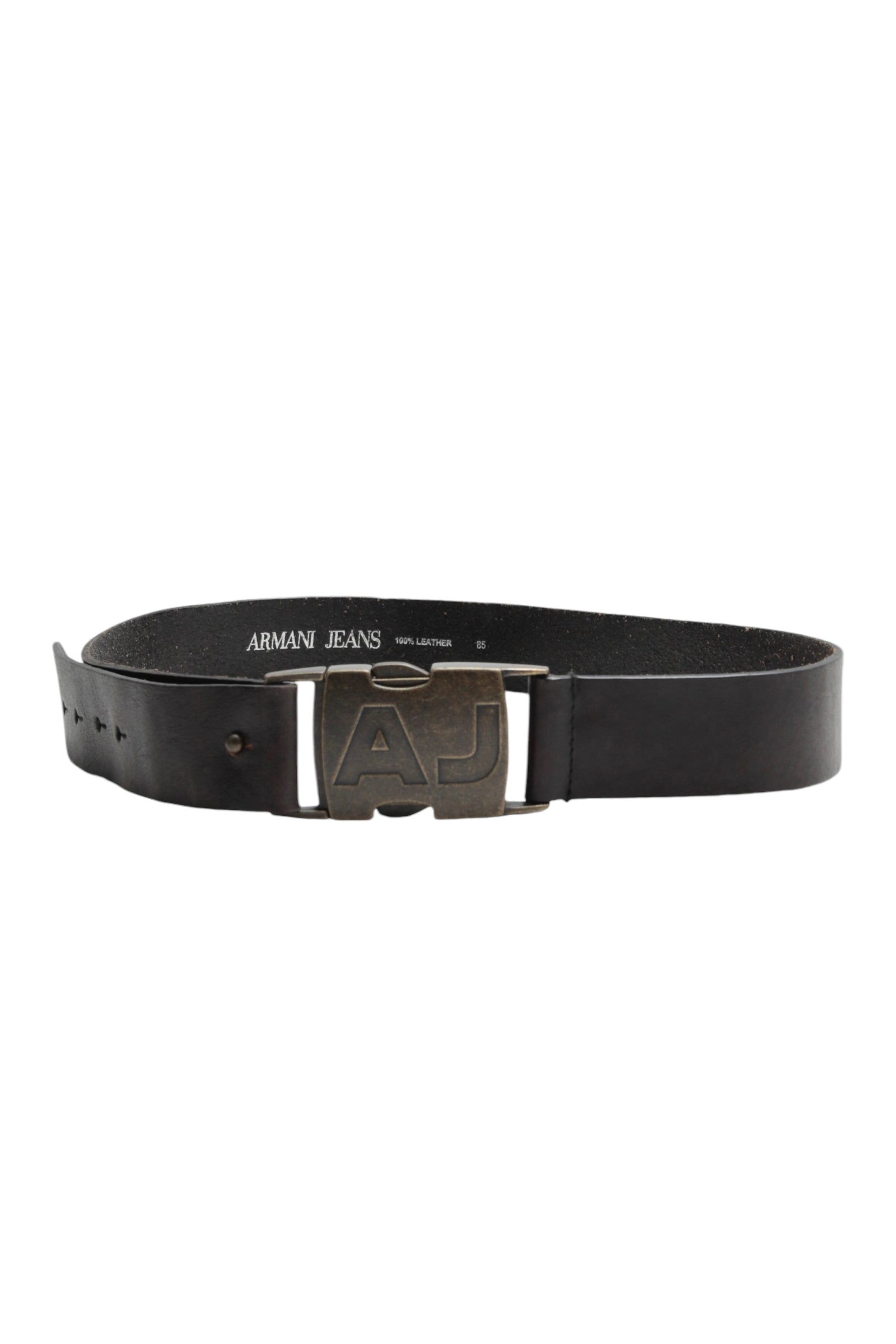 ARMANI JEANS LOGO BUCKLE BELT